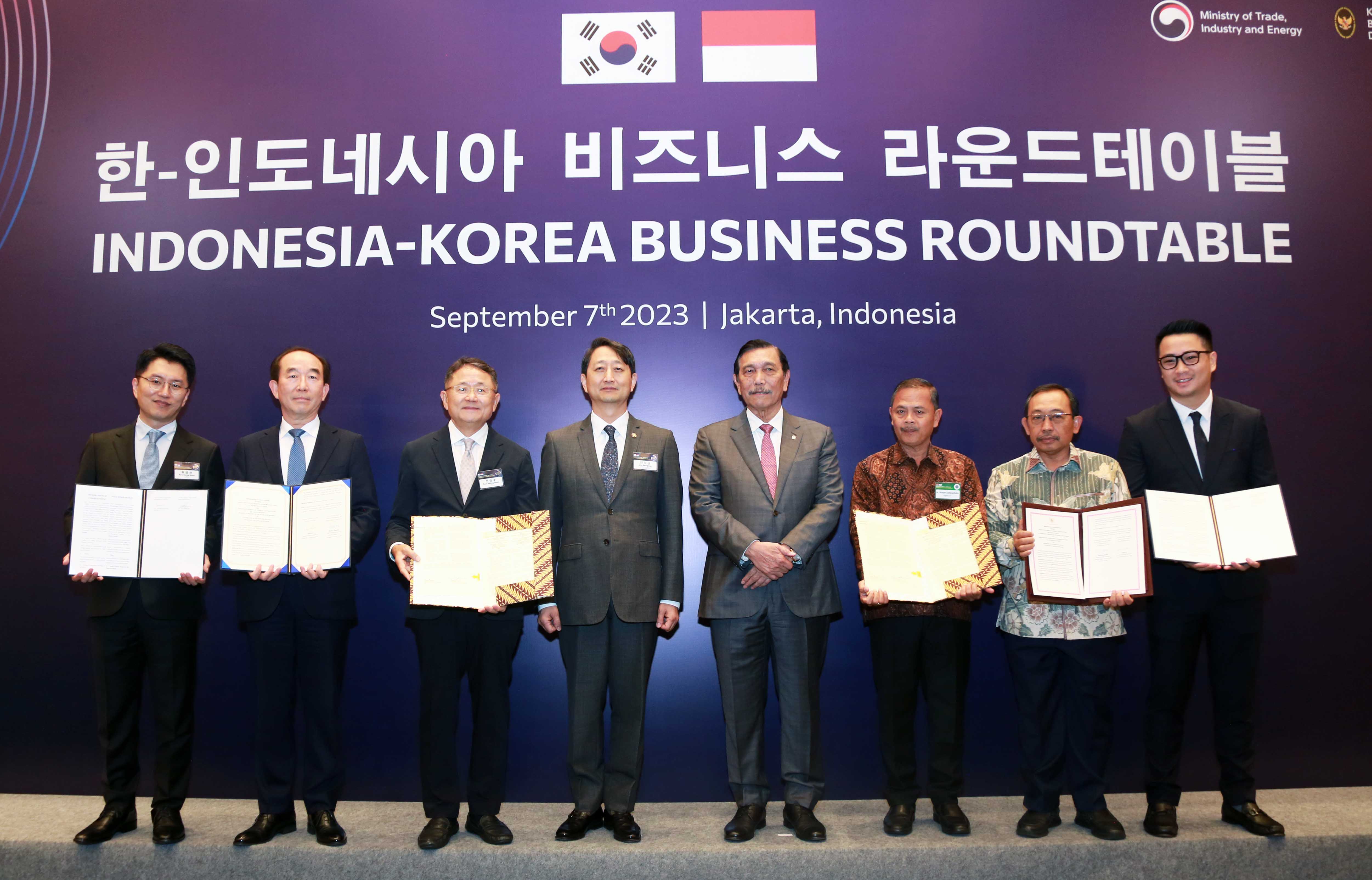 한-인도네시아 경제협력을 위한 MOU 체결식 2