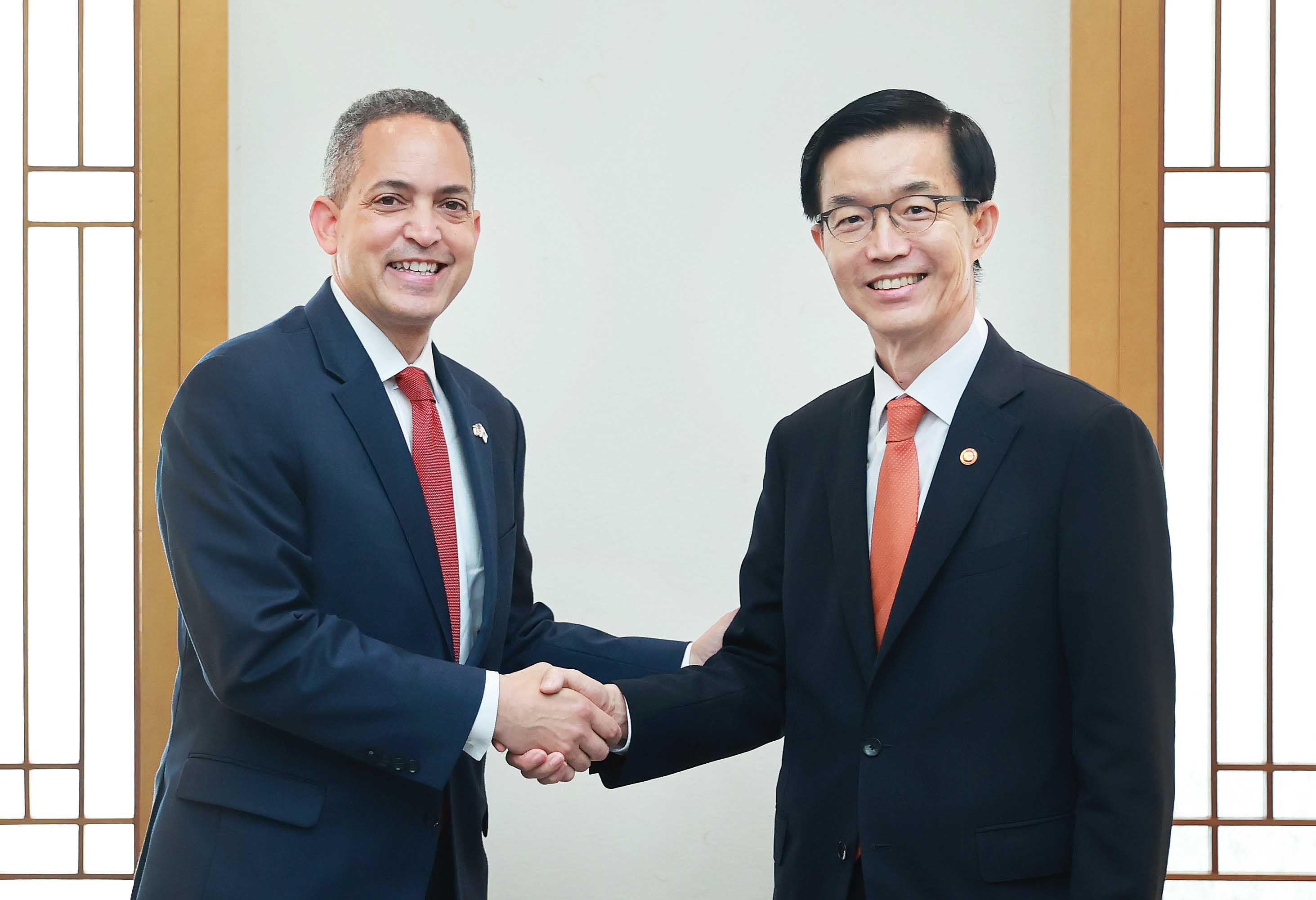 미국 상무부 부장관 면담 1