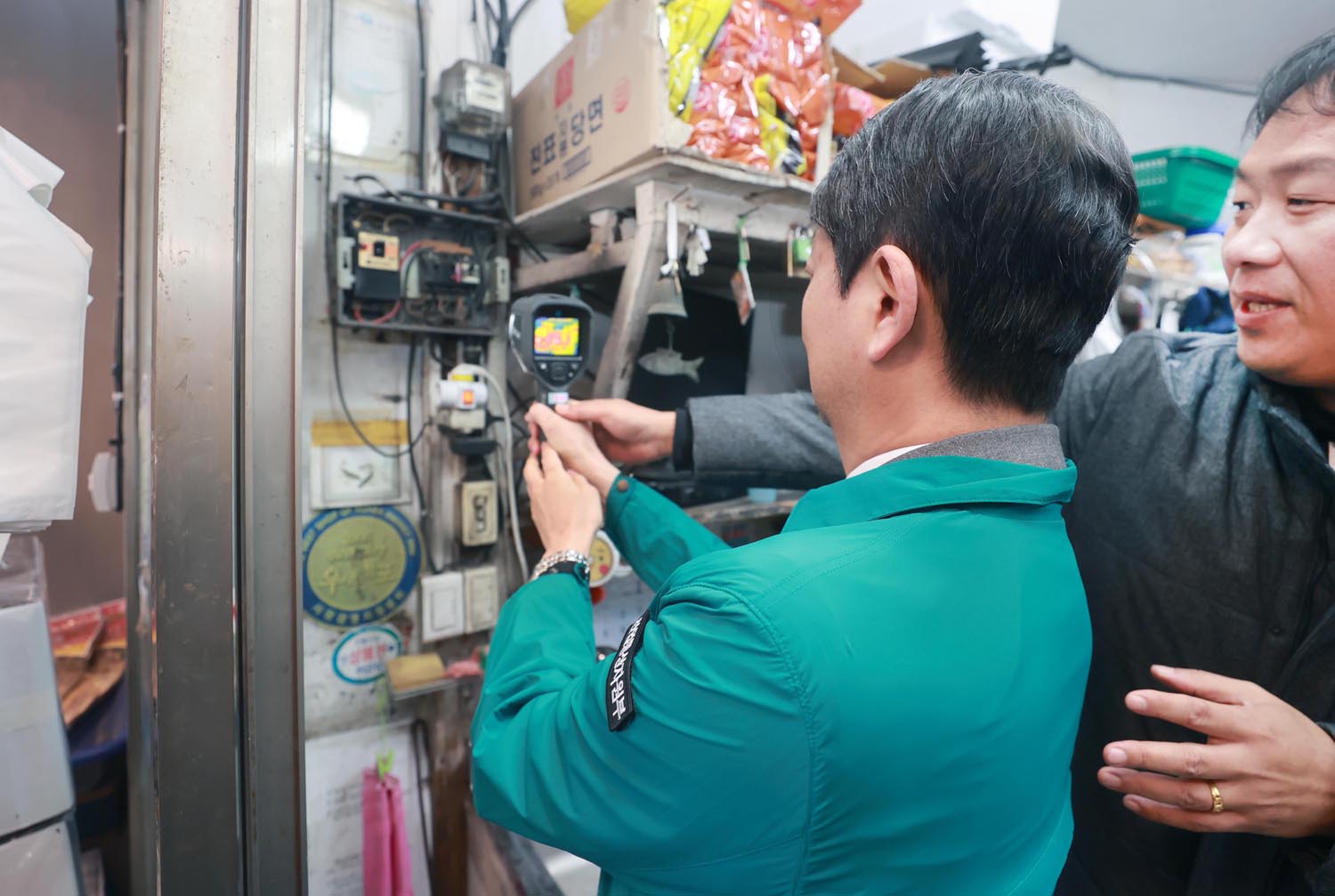 전기화재 취약시설인 전통시장 현장 안전점검 2
