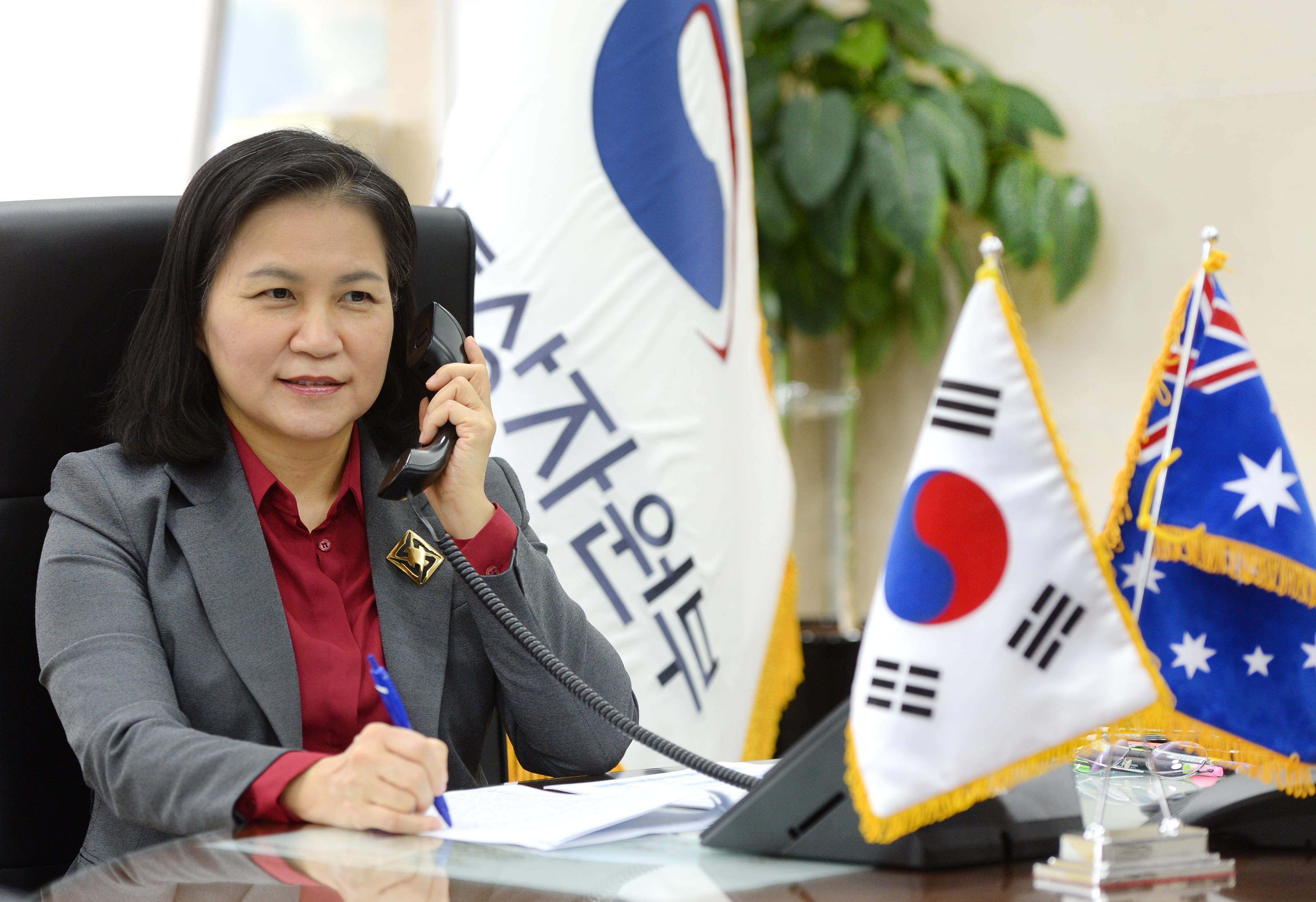 한-호주 통상장관 유선회의 2