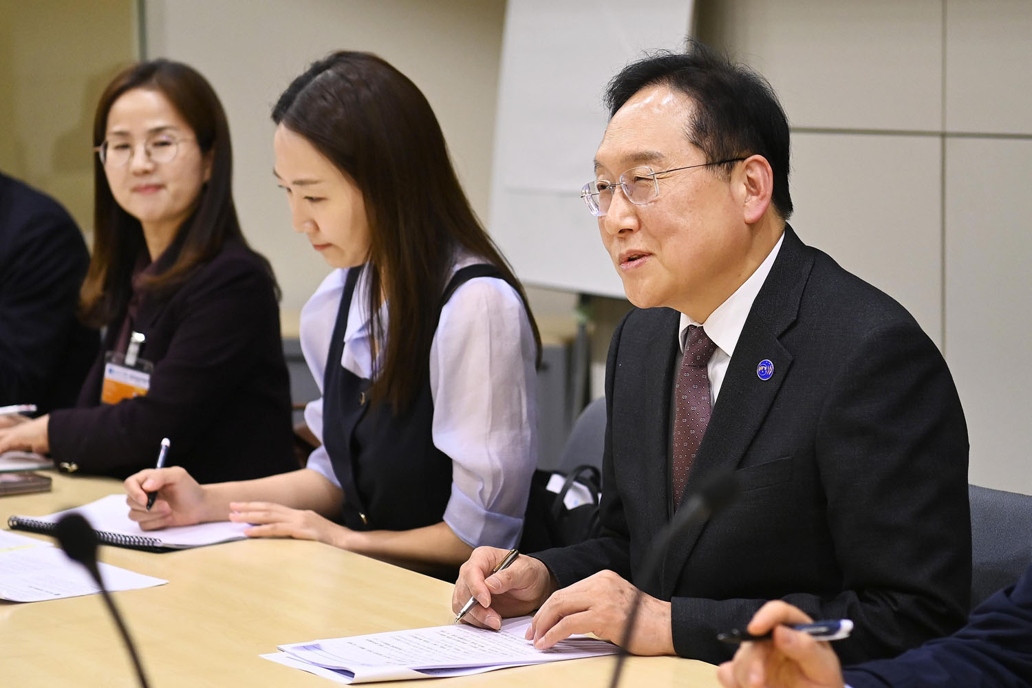 프랑크 리스테르 프랑스 통상장관 면담 2