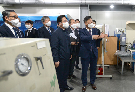 전기차용 희토류 영구자석 생산기업 현장방문 1