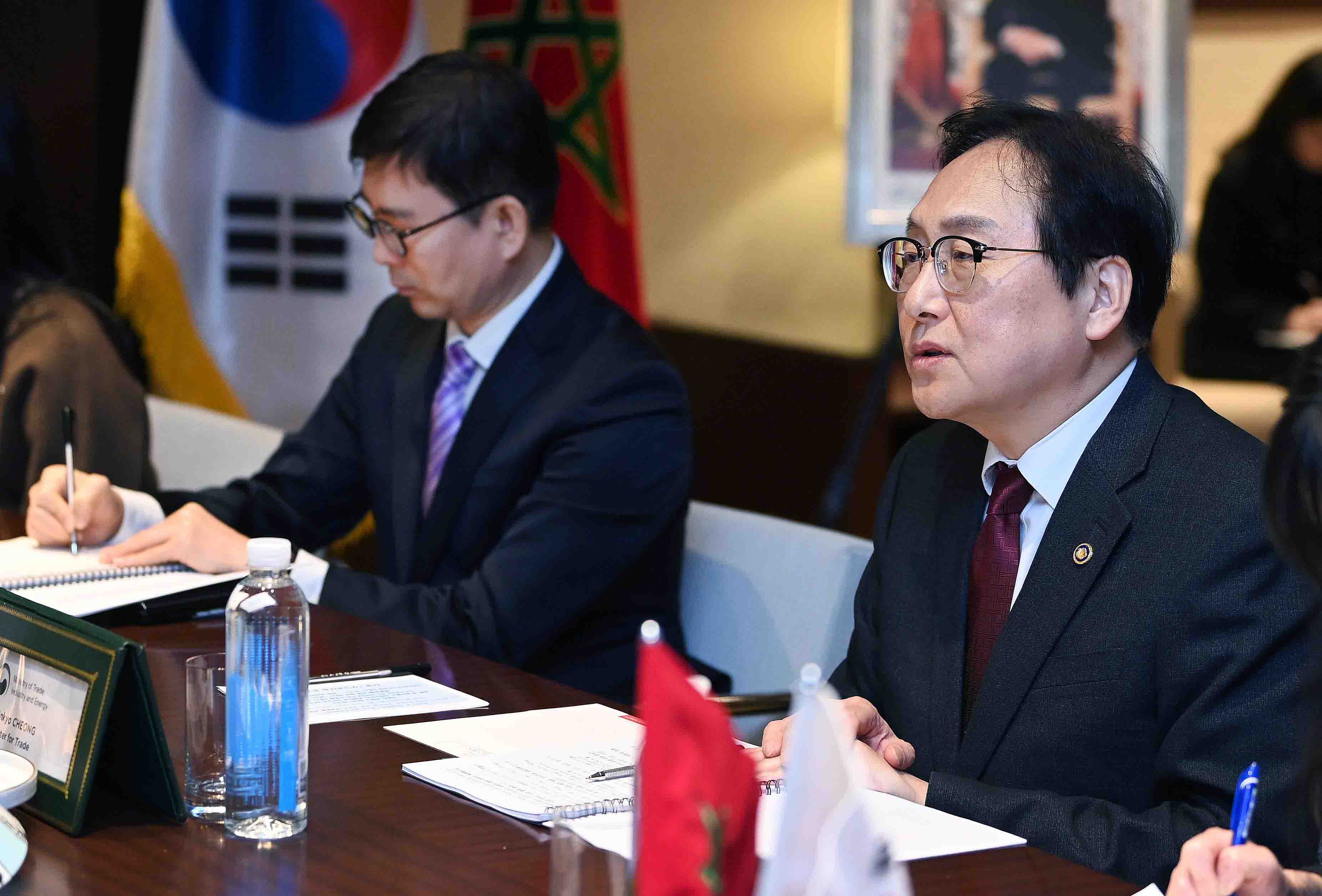모로코 투자·융합·공공정책평가부 특임장관 면담 3