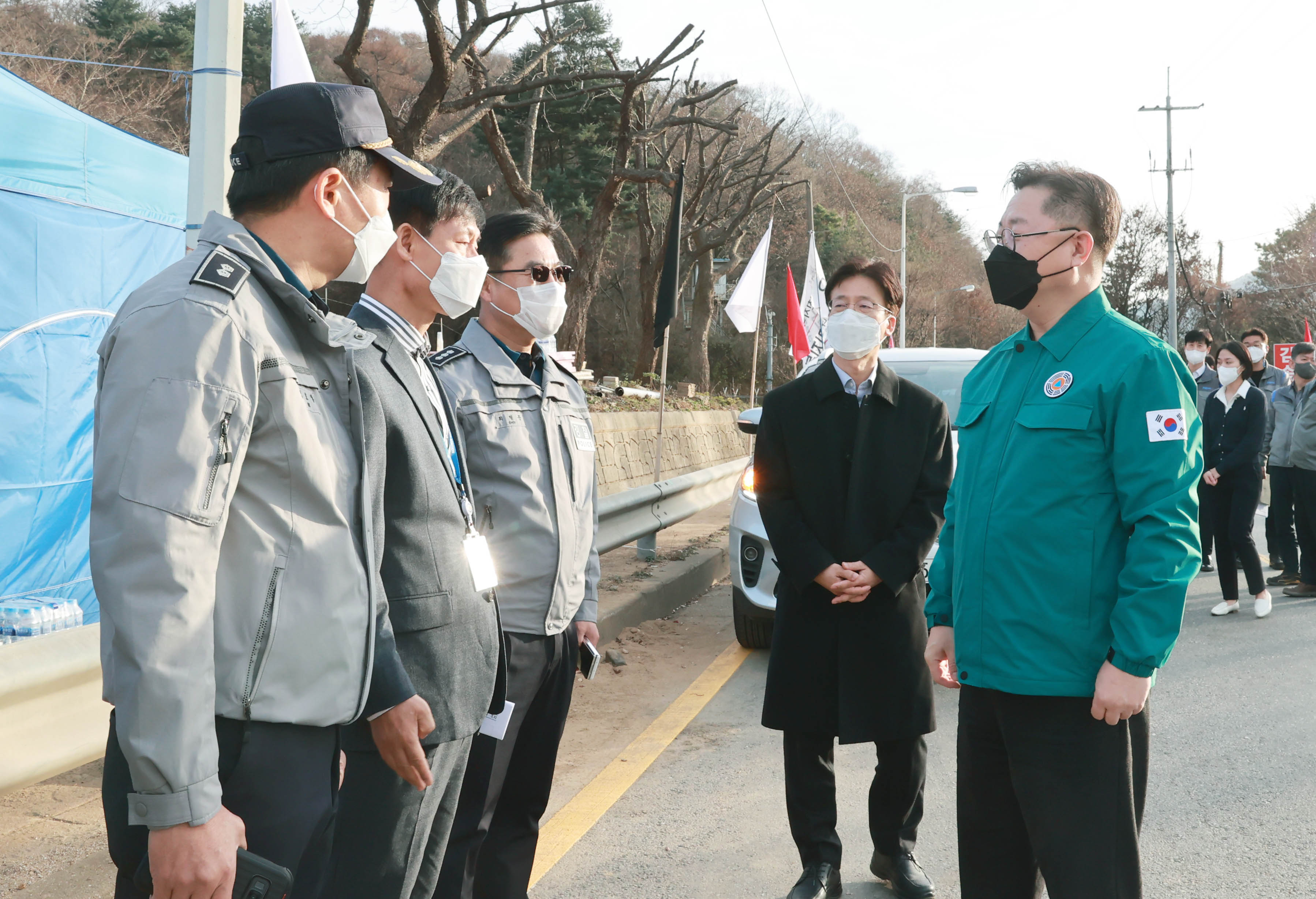 화물연대 파업 관련 판교저유소 현장점검 4