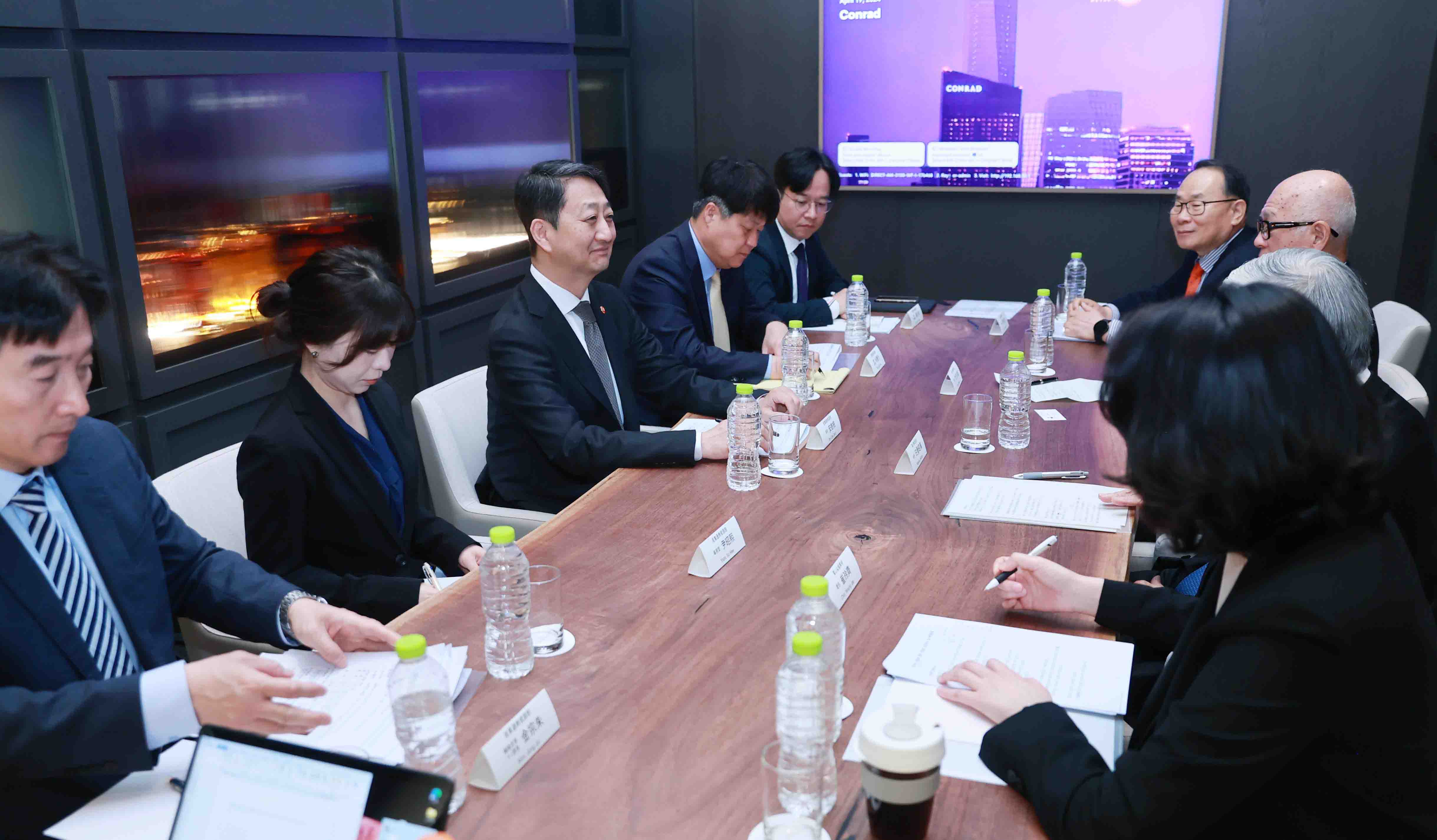 도레이 회장 면담 4