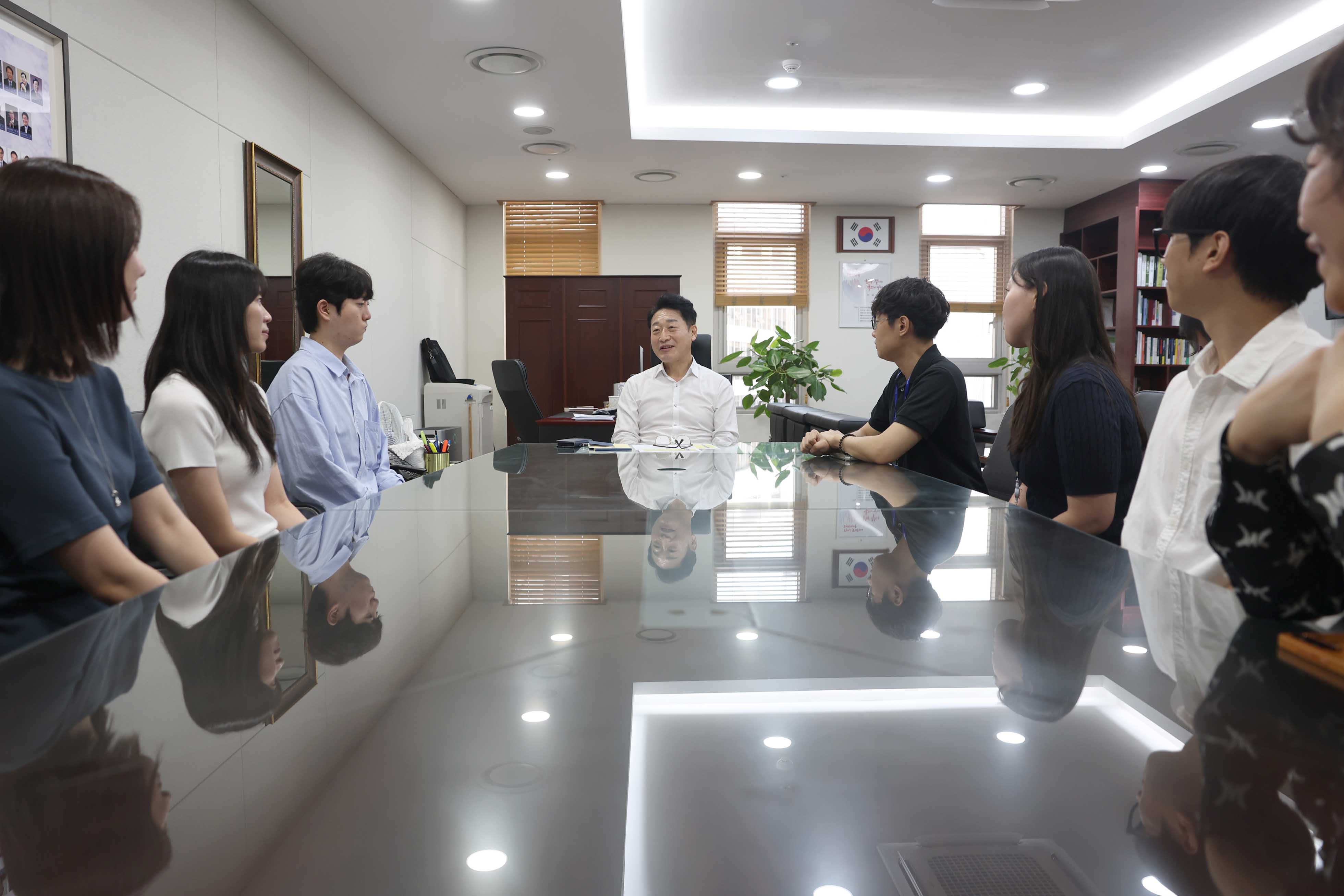 에너지슈퍼위크에 함께한 청년인턴과 차담회 2