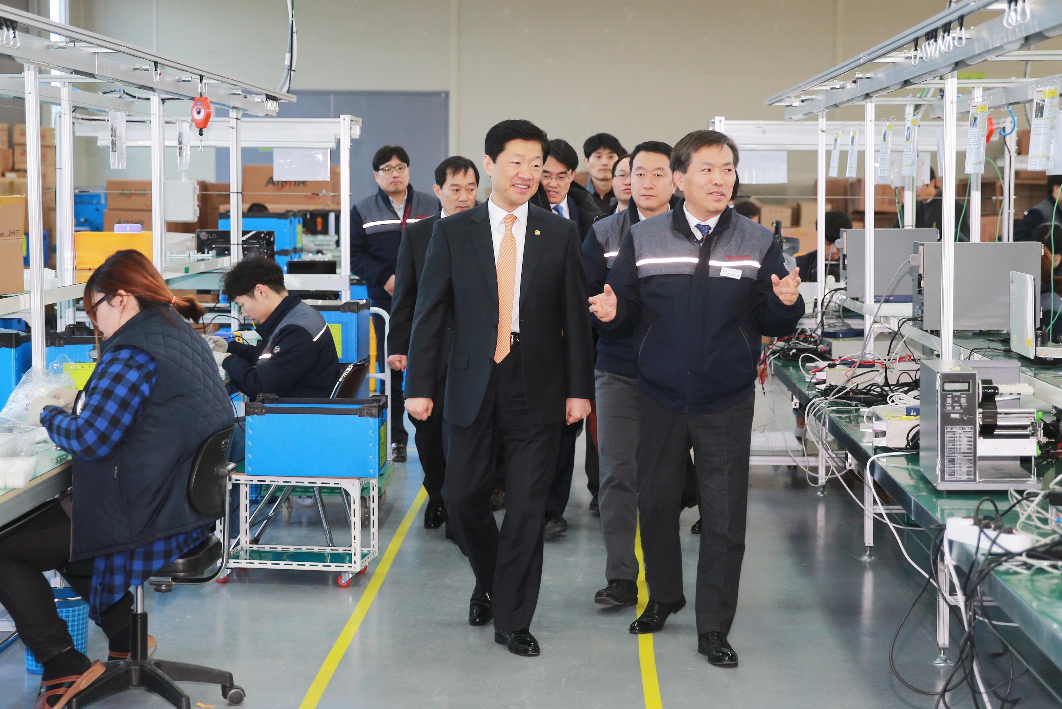 스마트미터 전문기업인 누리텔레콤 현장방문 2