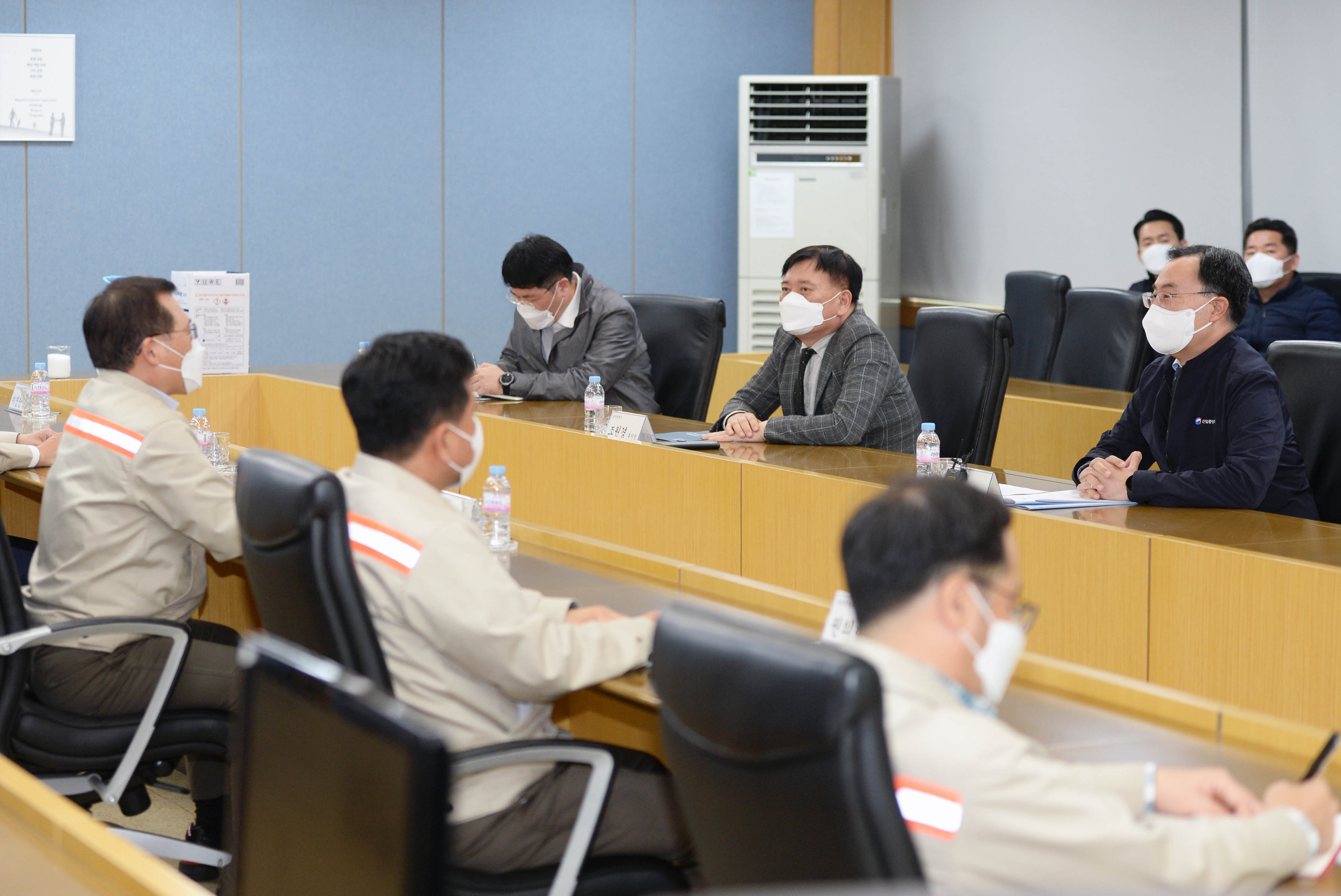 국내 최대 요소수 생산업체인 롯데정밀화학 현장방문 6