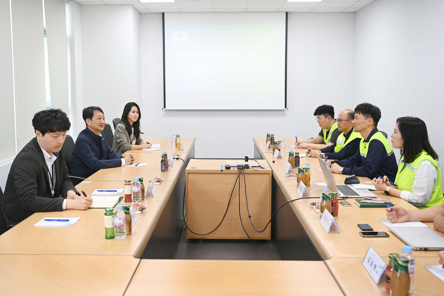 외국인투자기업인 유미코아 현장방문 4