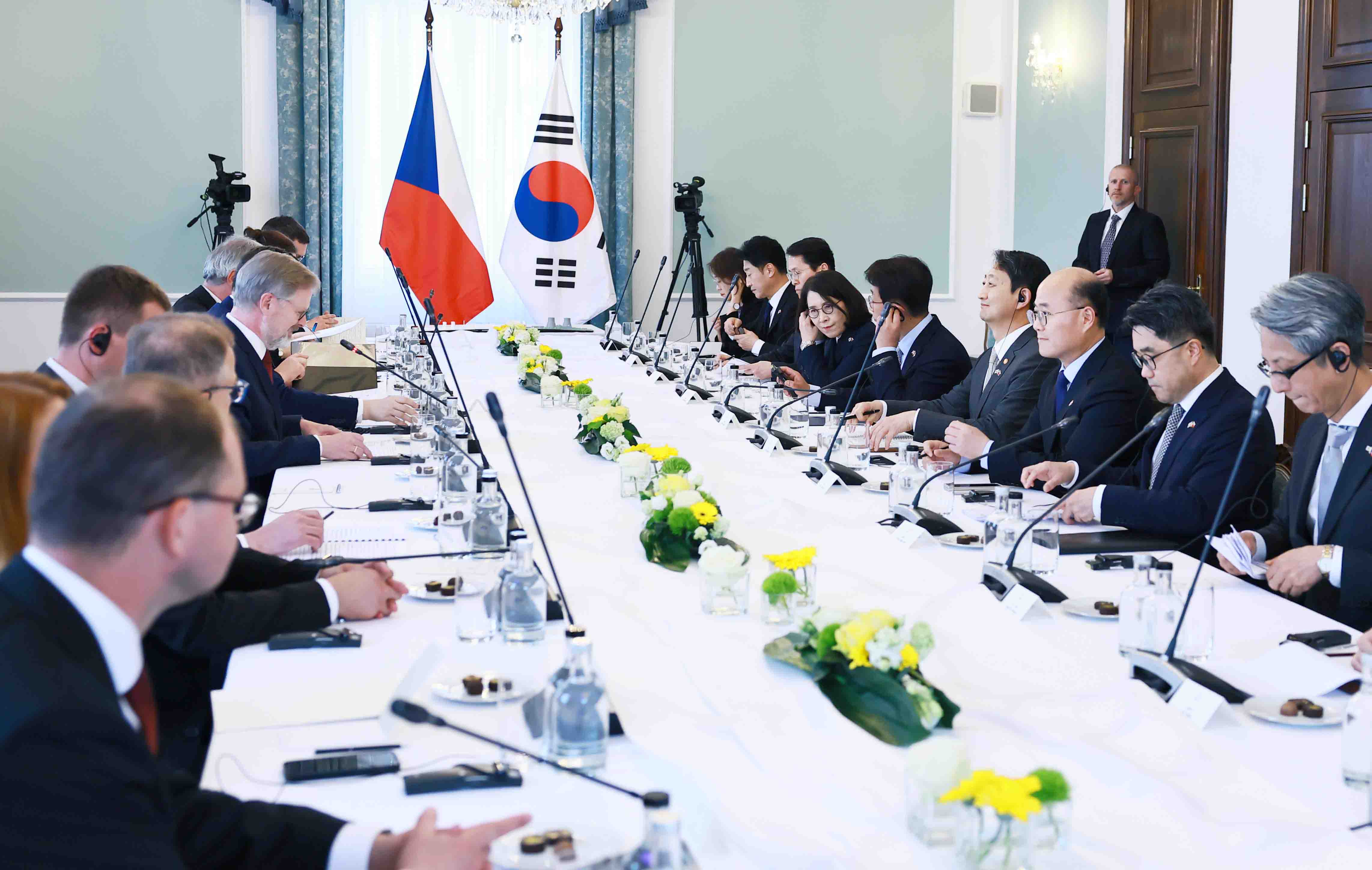 체코 총리 면담 3