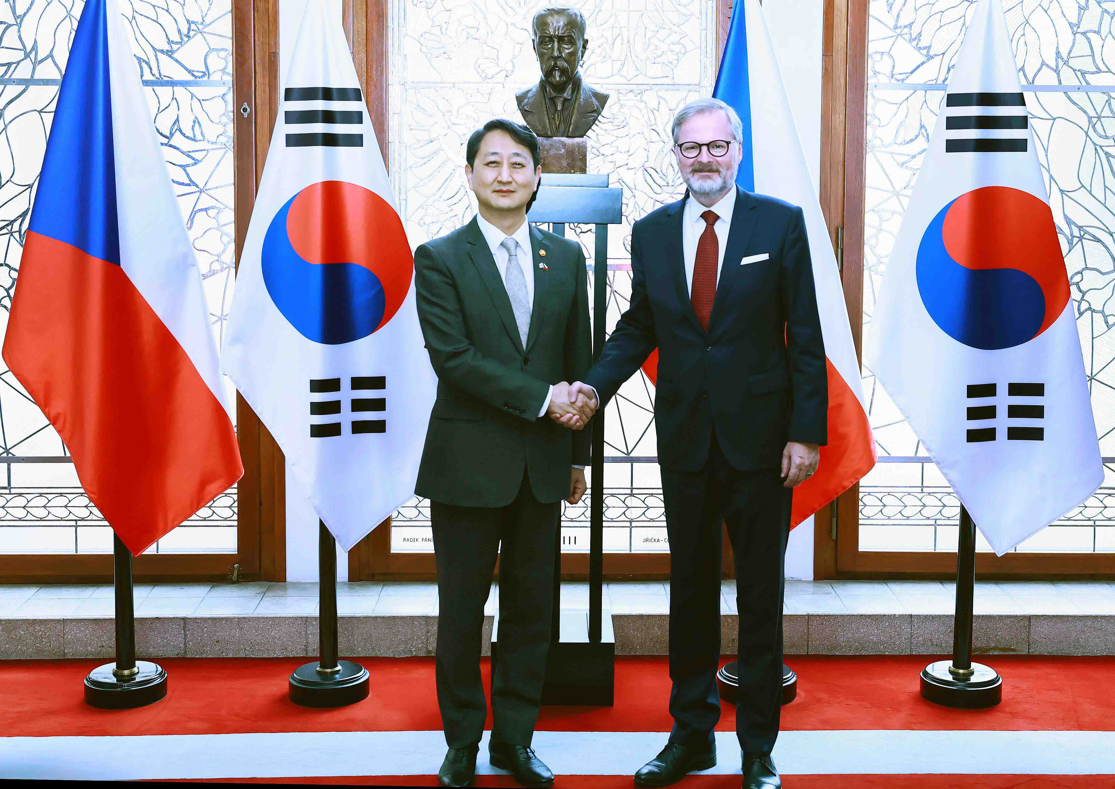 체코 총리 면담 1