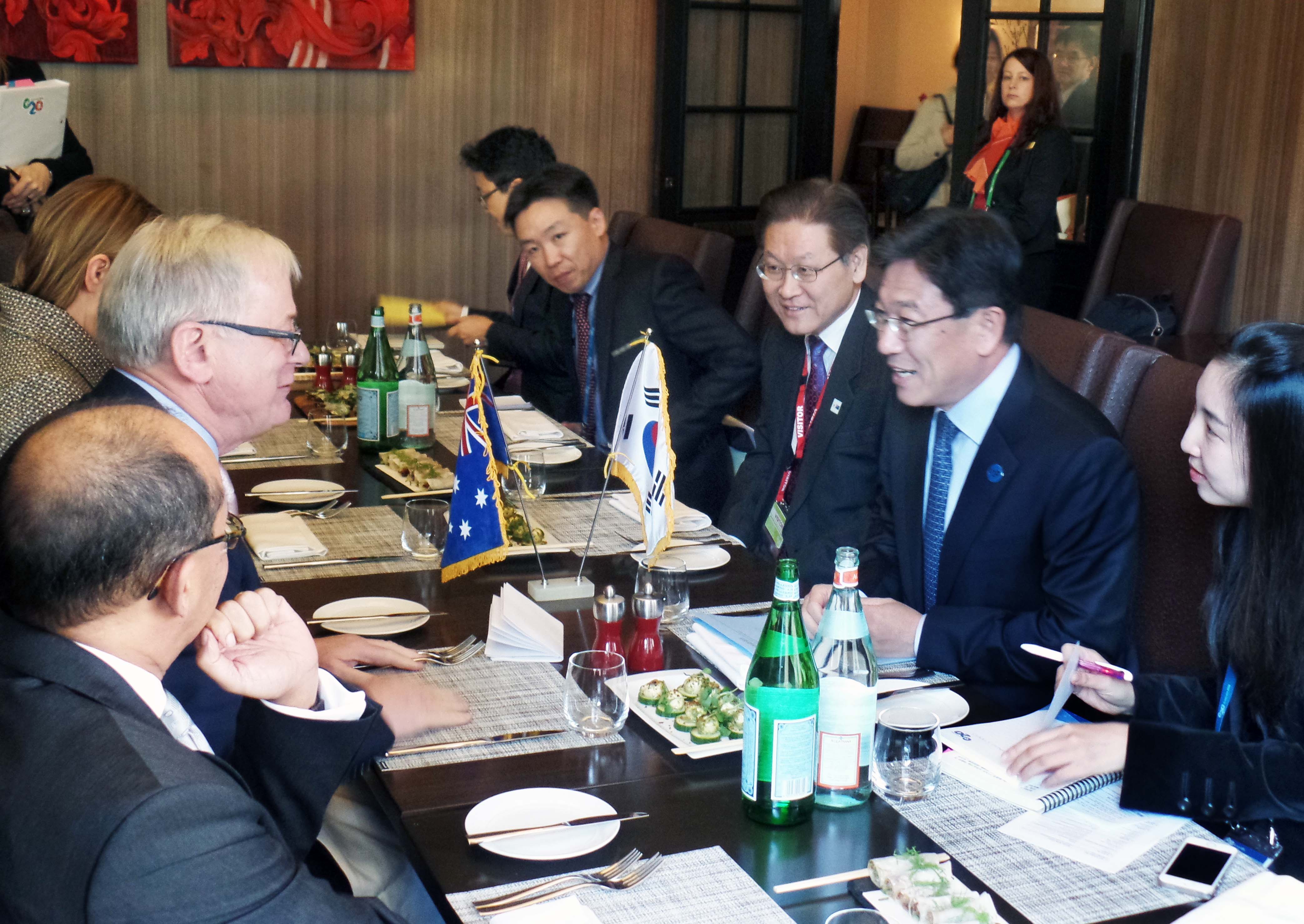  호주 통상투자장관 면담 2