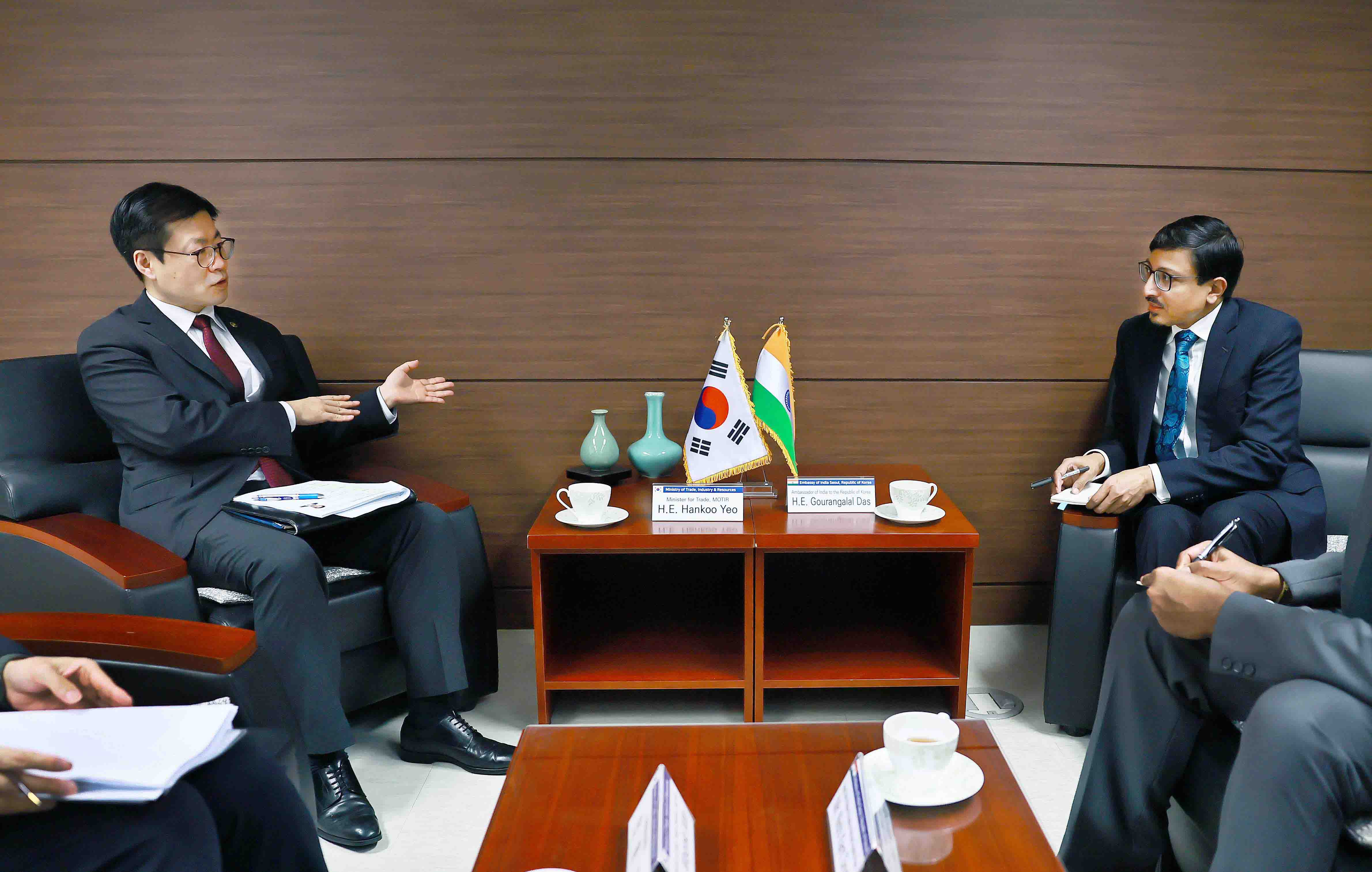 신임 주한인도대사 면담 3