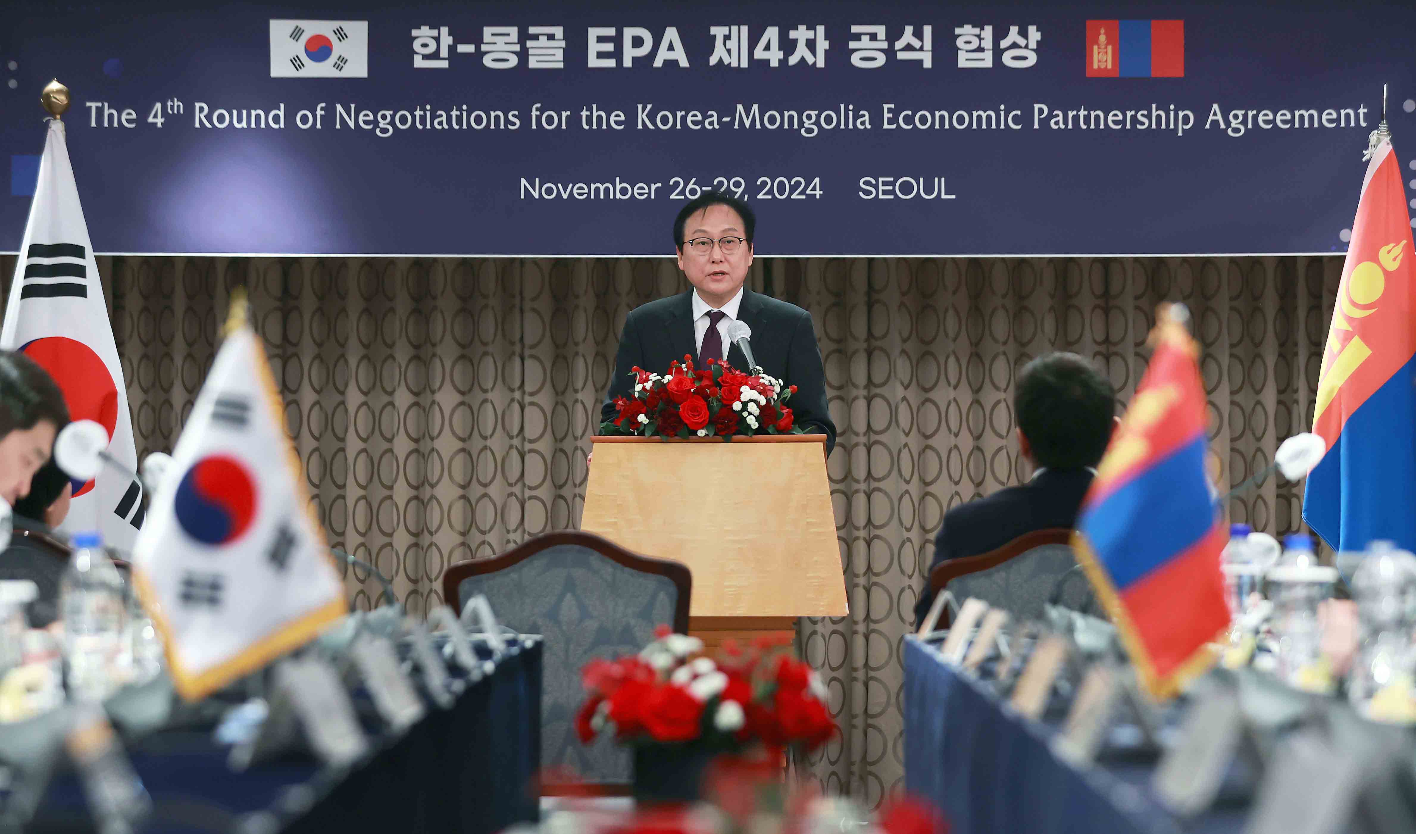 제4차 한-몽골 경제동반자협정(EPA) 공식협상 개회식 3