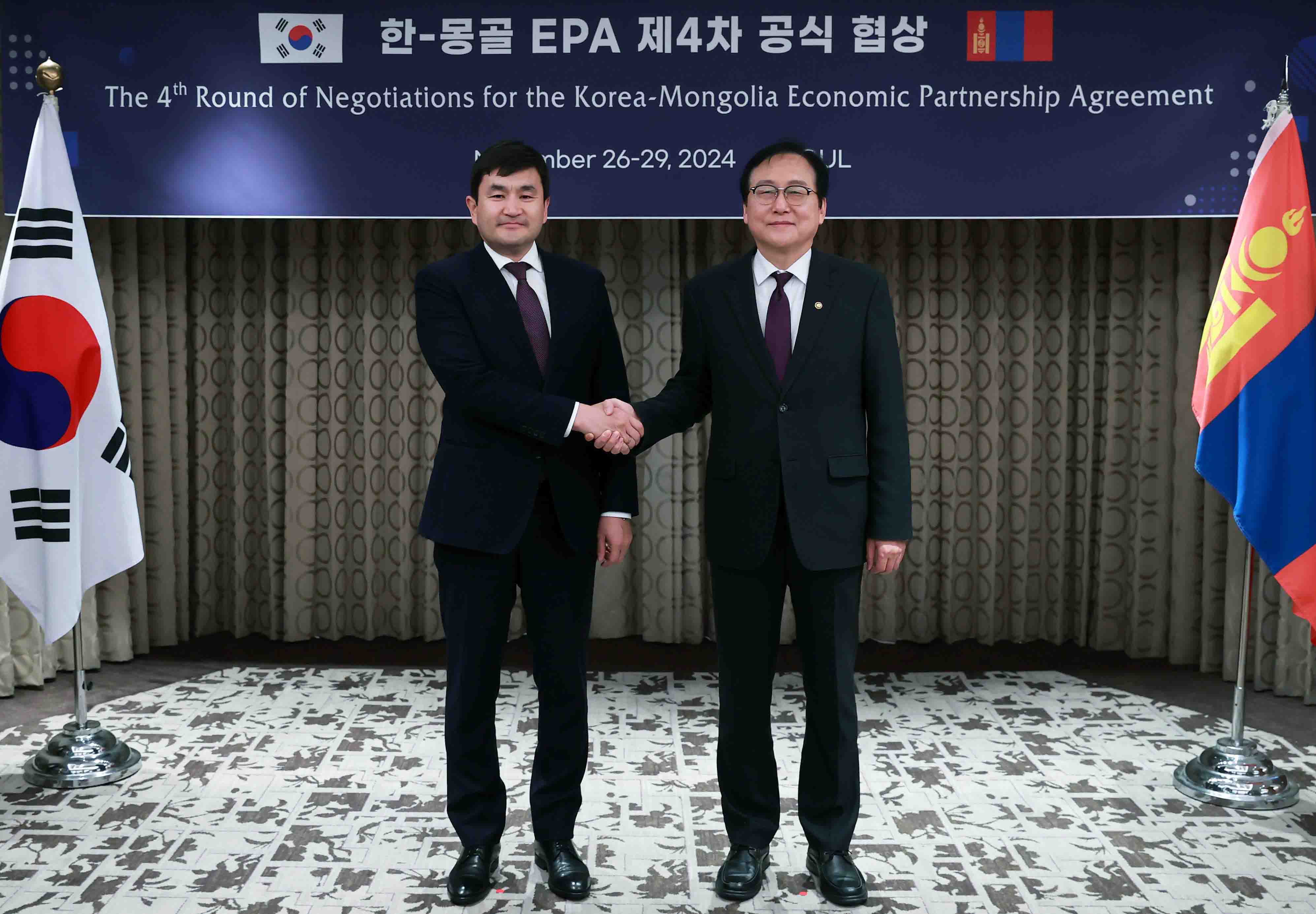 제4차 한-몽골 경제동반자협정(EPA) 공식협상 개회식 1