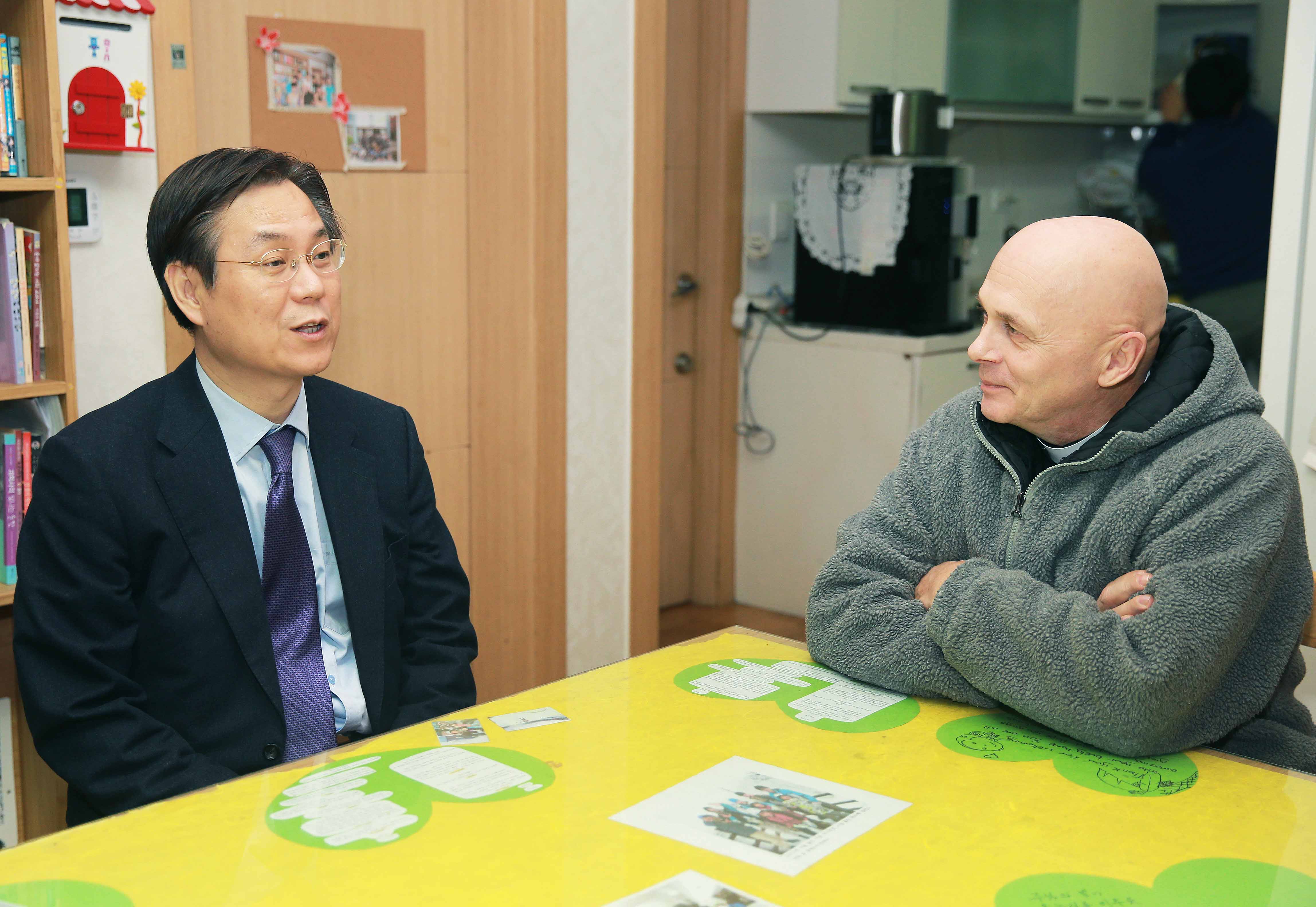 사회복지시설인 성 베드로의 집 방문 1