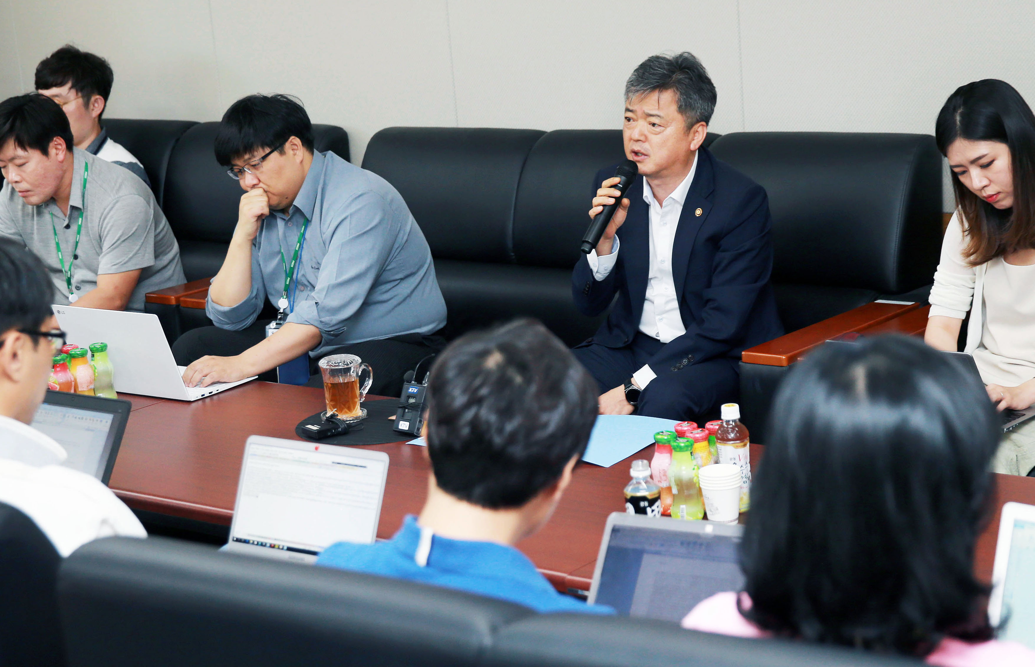 출입기자단과의 간담회 4