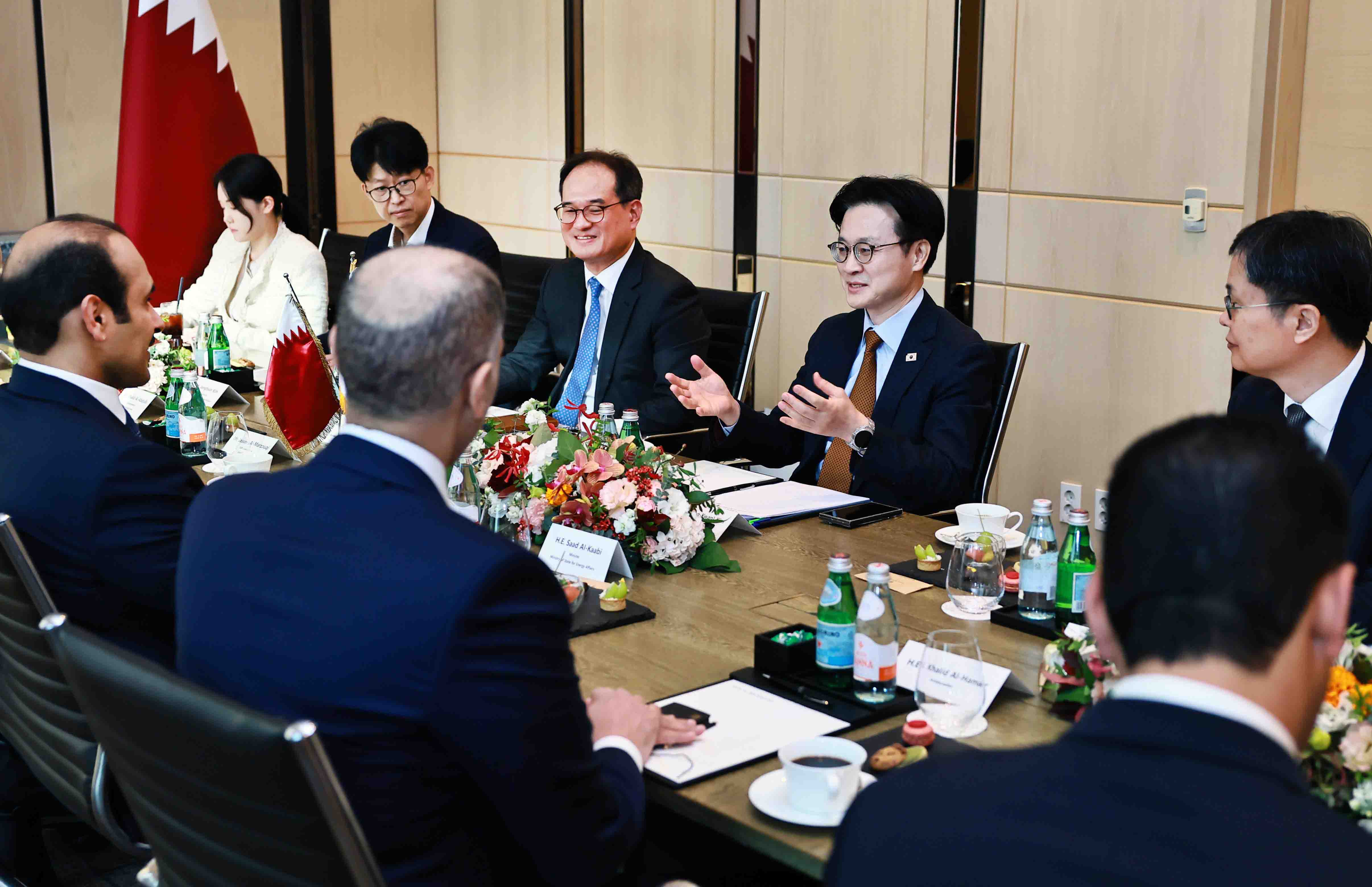 카타르 에너지 담당 국무장관 면담 4