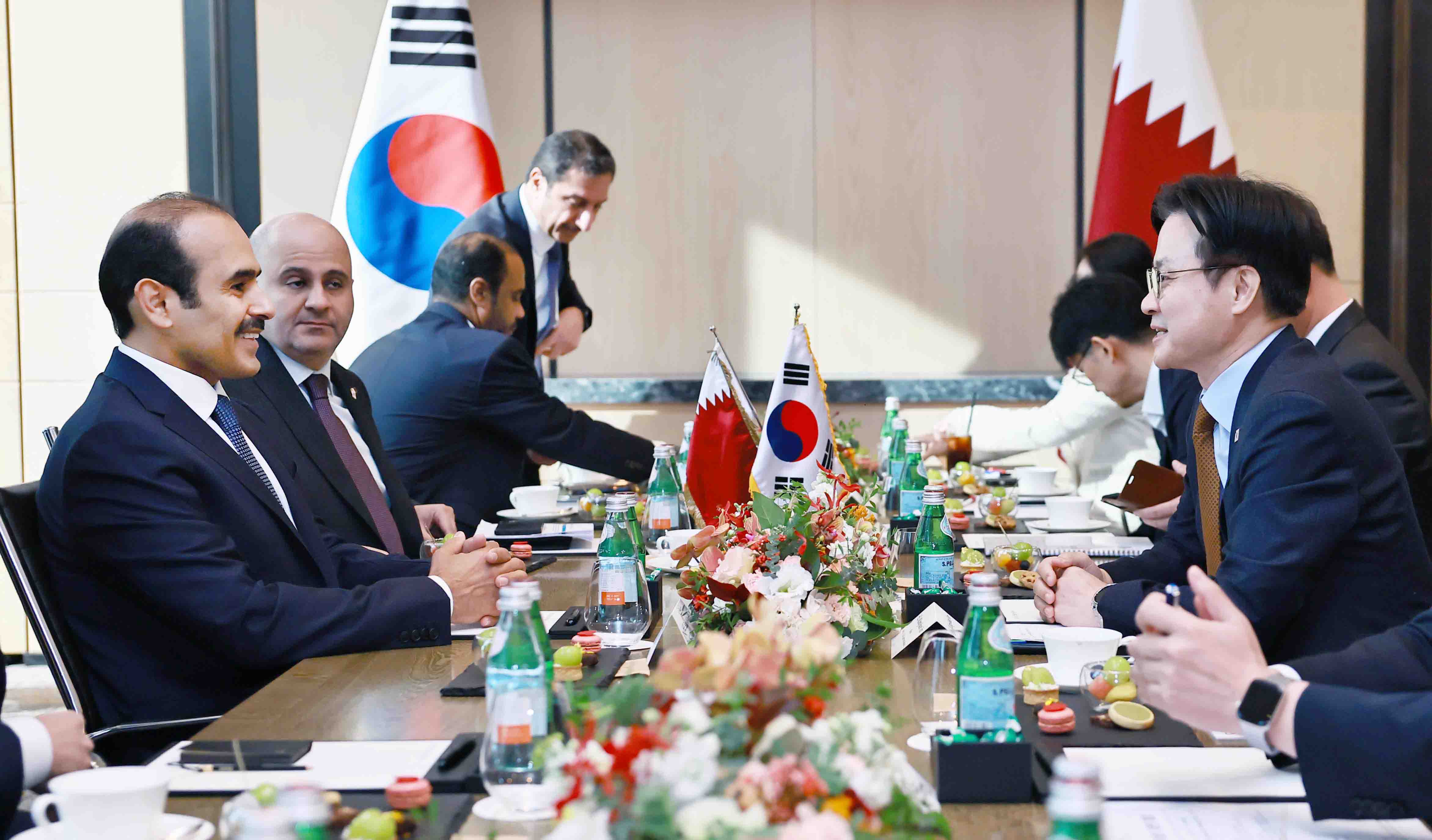 카타르 에너지 담당 국무장관 면담 3