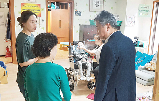 추석 명절, 아동복지시설인 라파엘의 집 위문 1