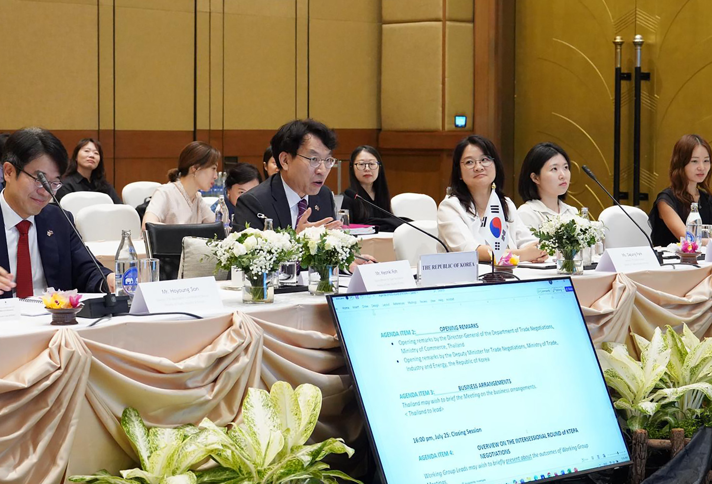 한-태국 경제동반자협정(EPA) 회기간협상 개회식 3