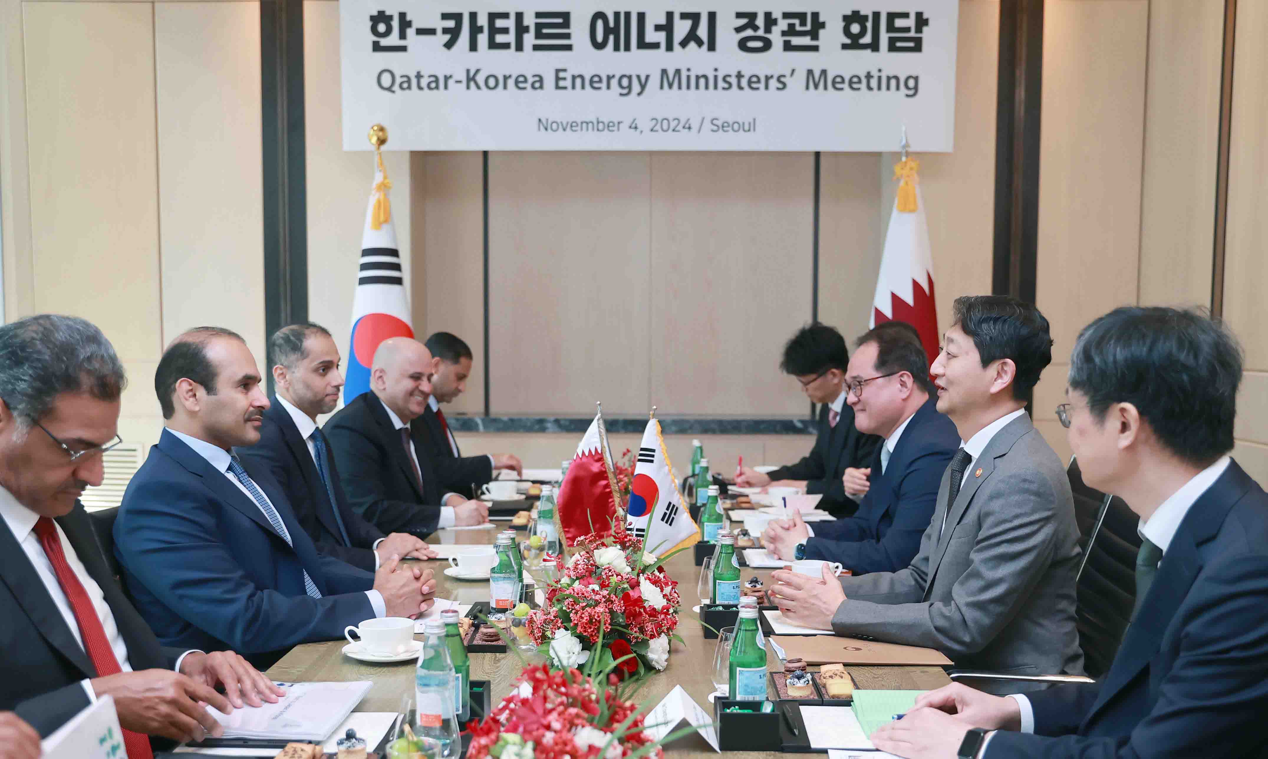 카타르 에너지 담당 국무장관 면담 3