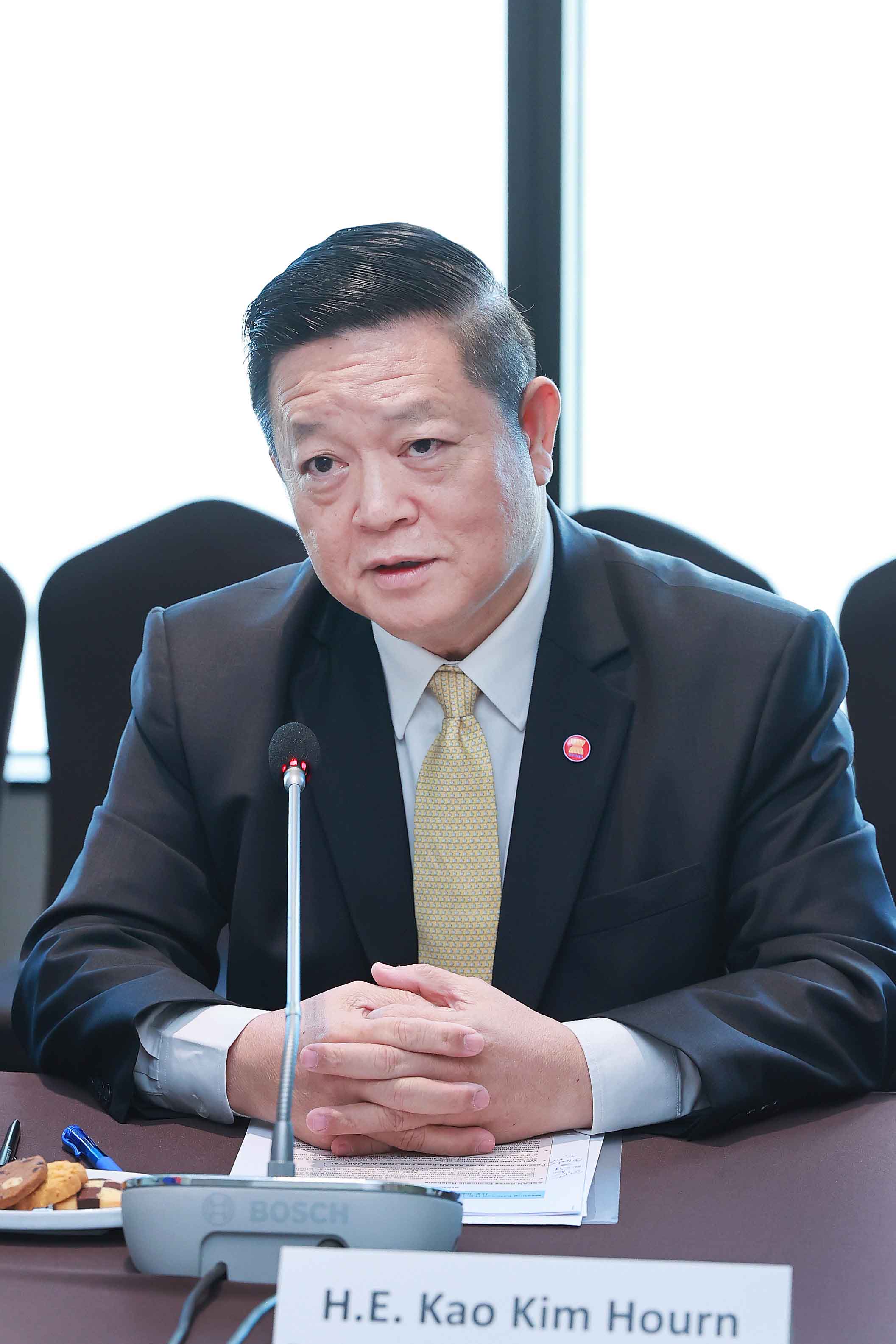 아세안 사무총장 면담 5