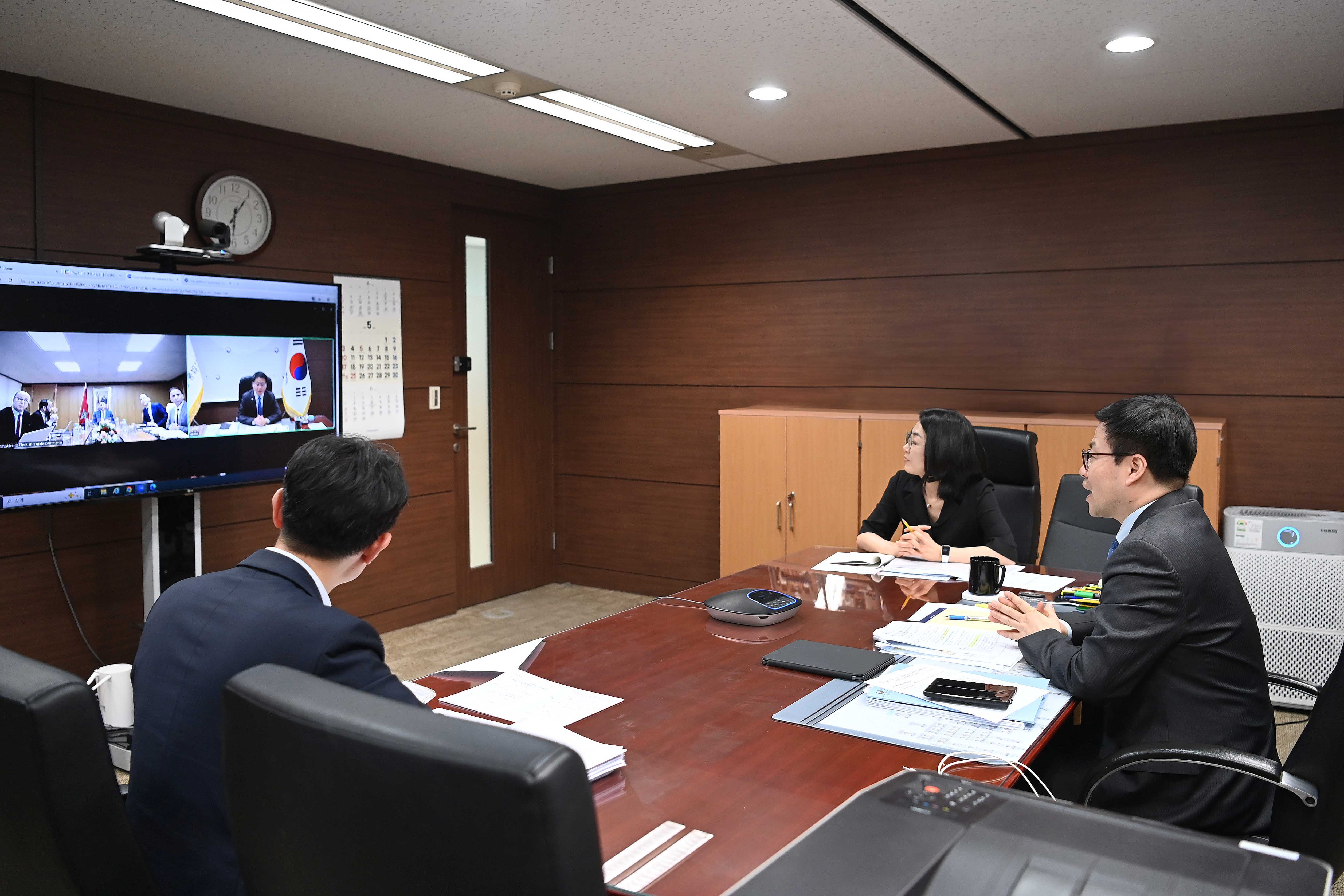 모로코 산업통상부 통상담당 국무장관 면담 1