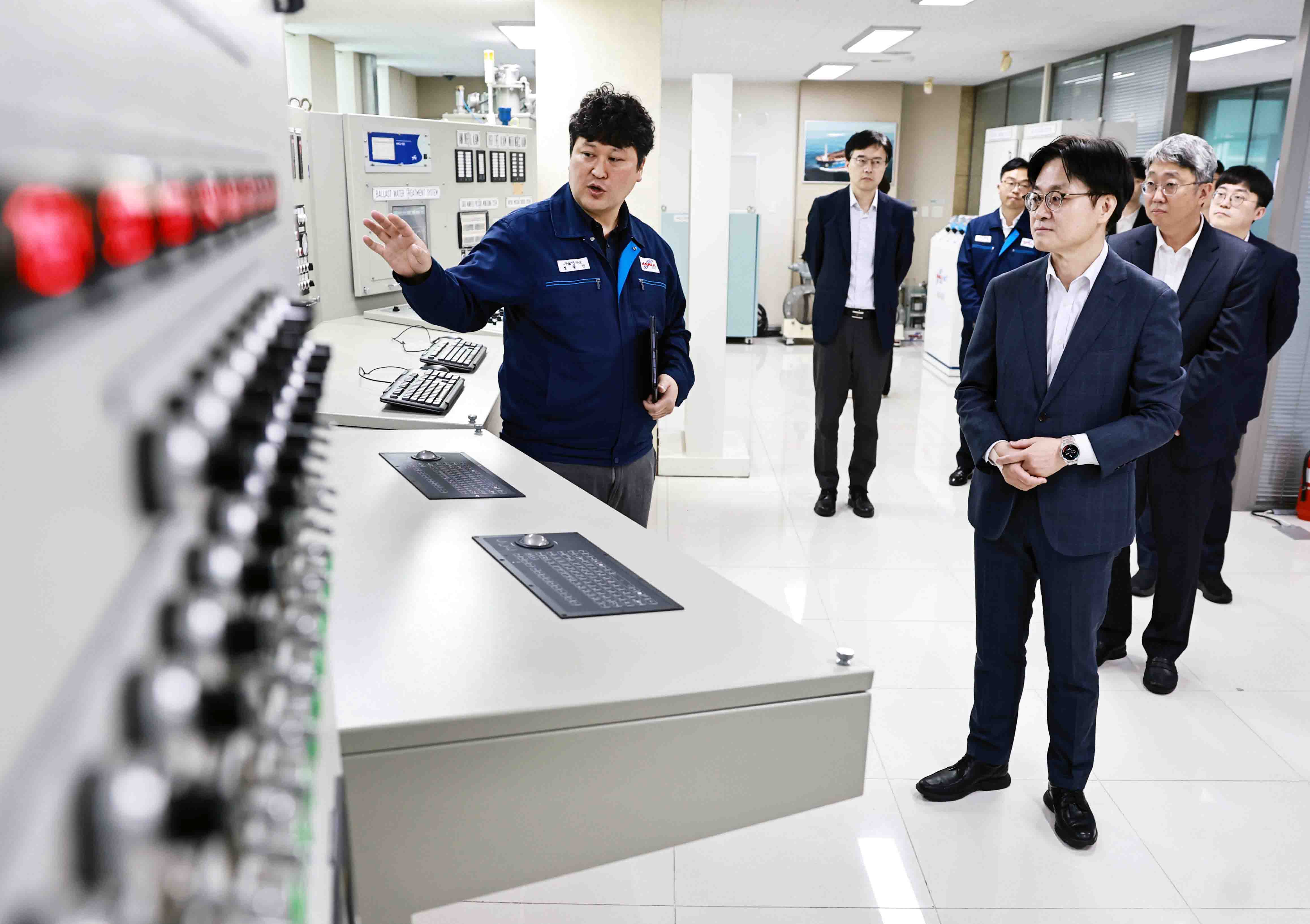 조선기자재 업체인 한라IMS 현장방문 1