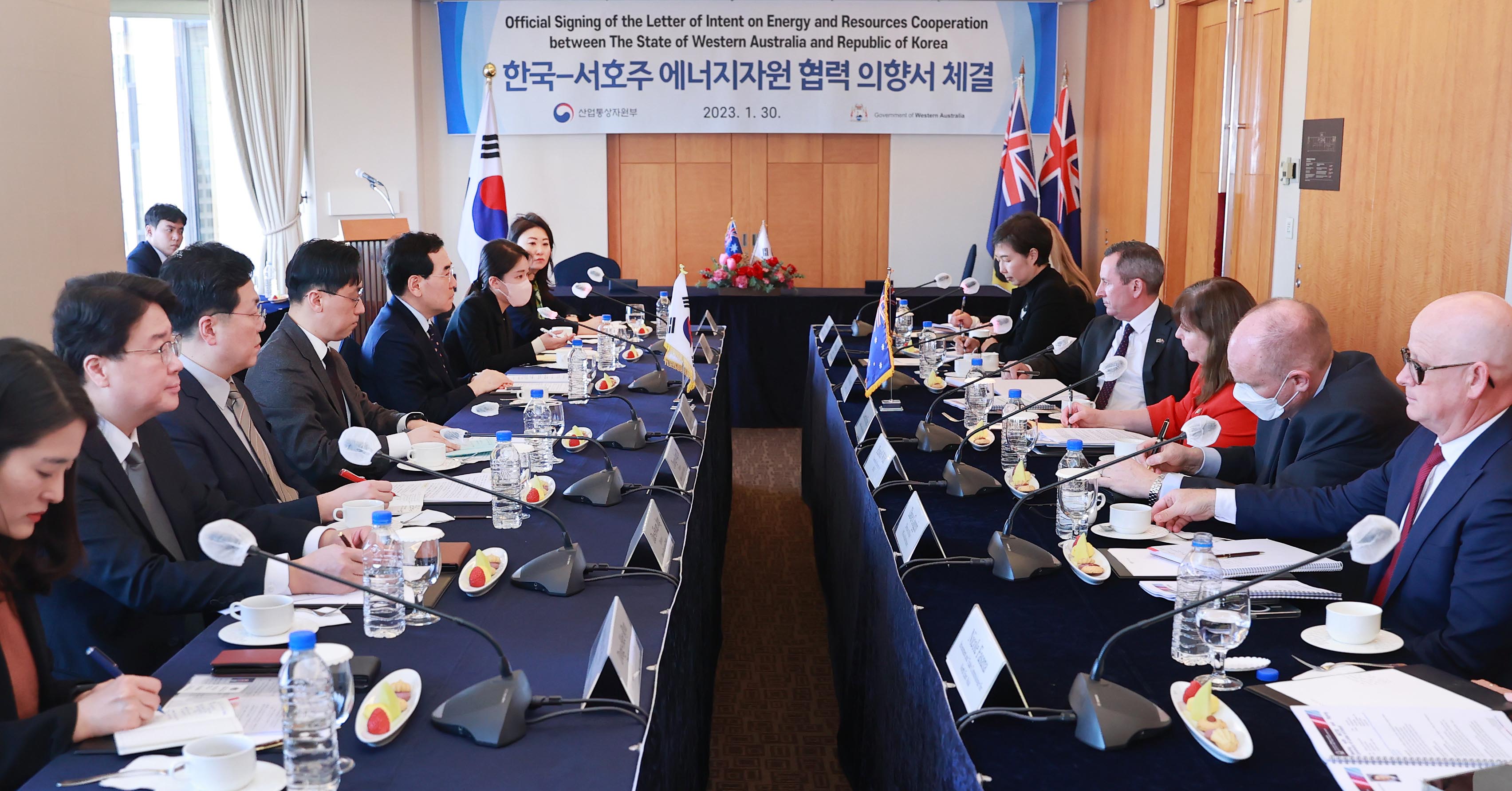 서호주 총리 면담 4