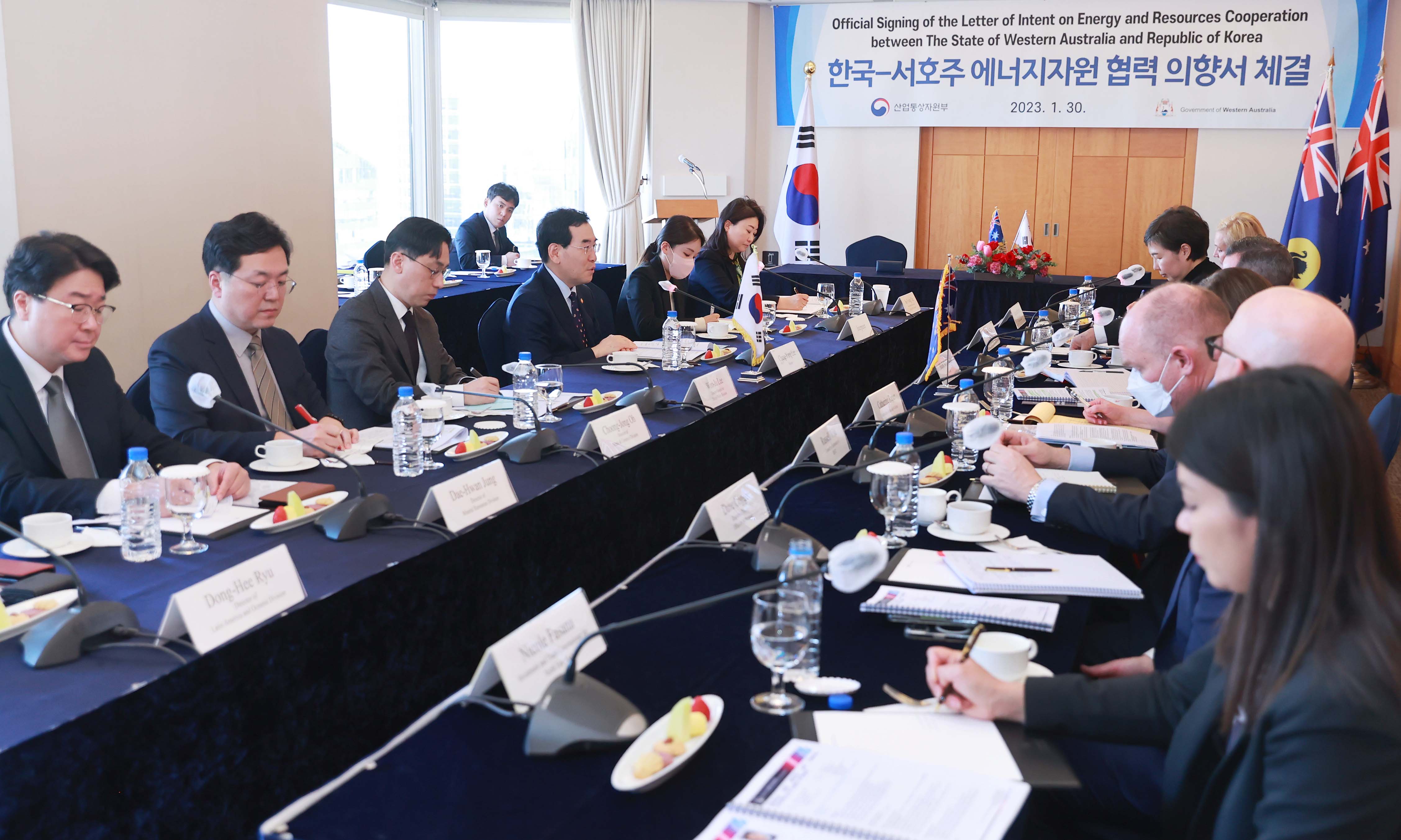 서호주 총리 면담 2