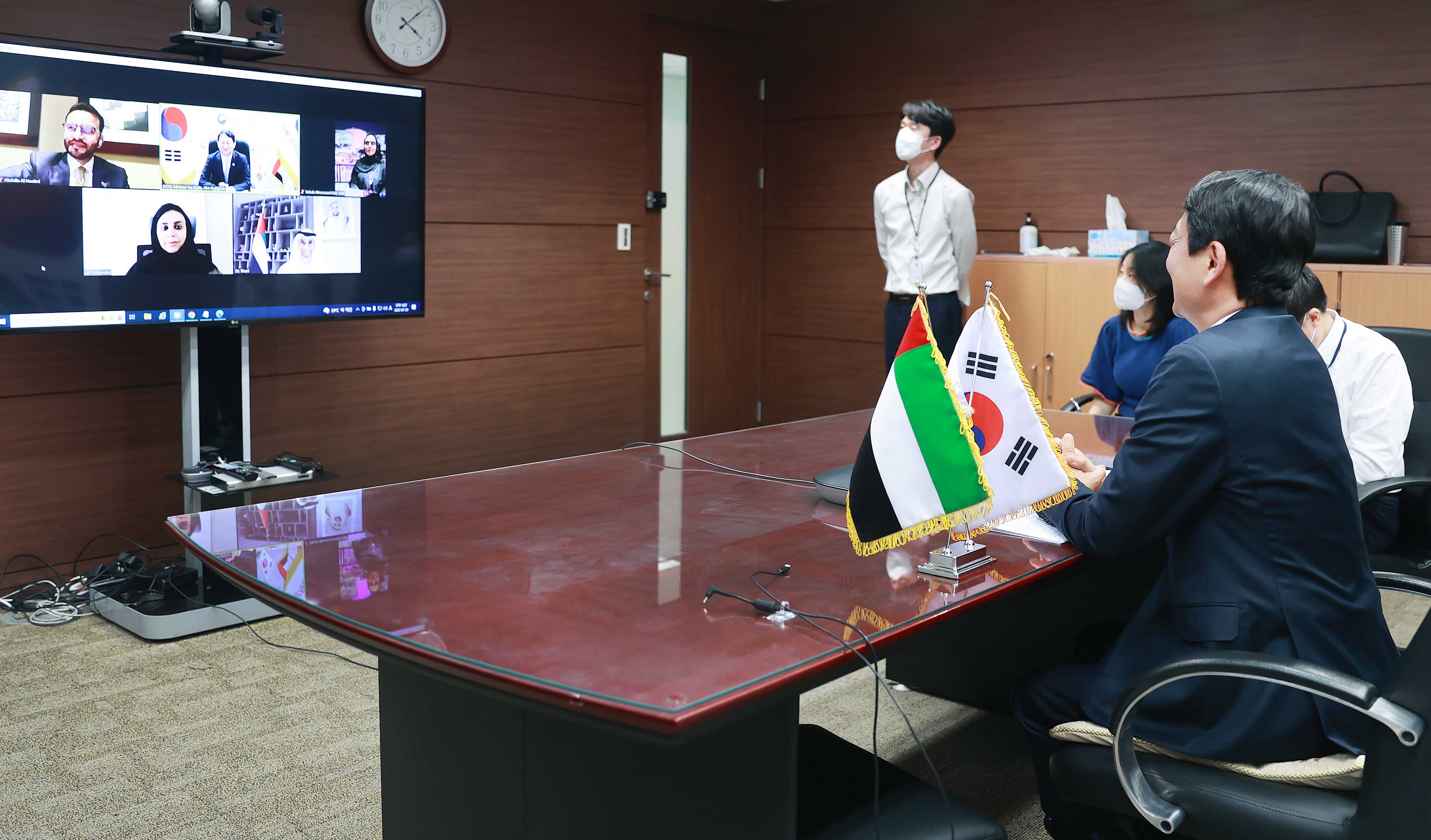 UAE 대외무역 국무장관 면담 2