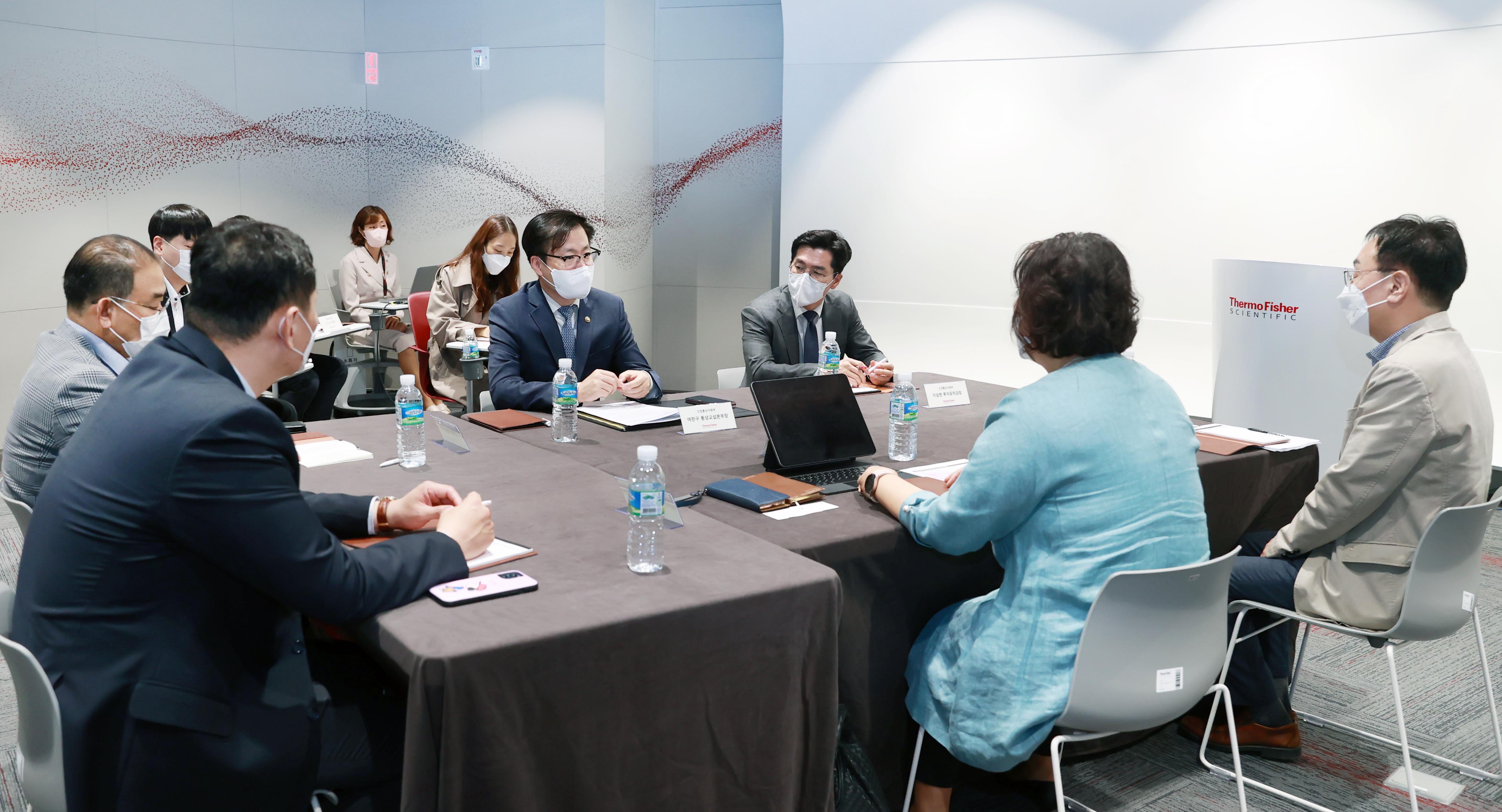 글로벌 바이오 원부자재 기업인 써모 피셔사 현장방문 5