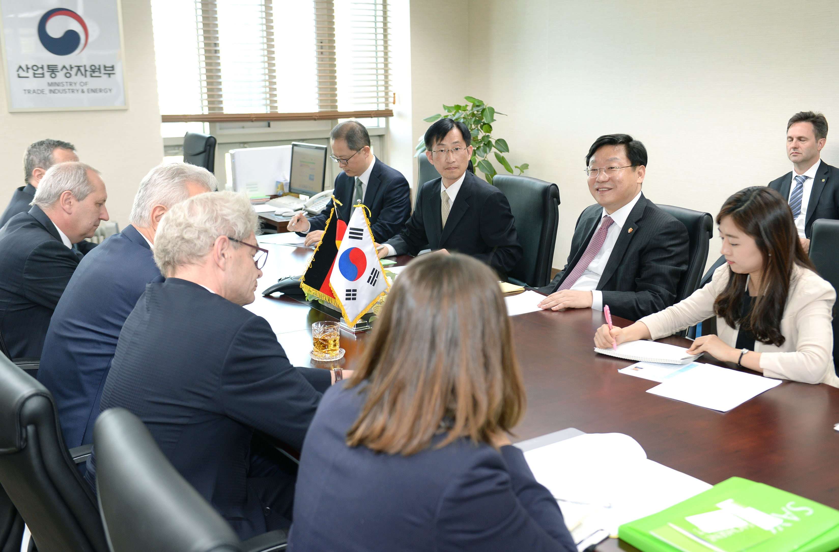 독일 연방상원의장·작센주 총리 면담 3