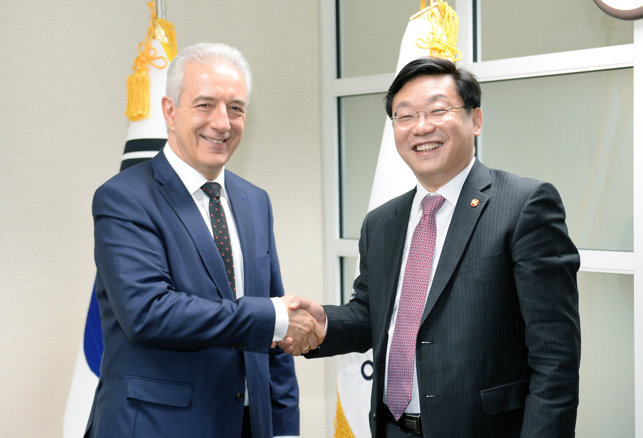 독일 연방상원의장·작센주 총리 면담 1