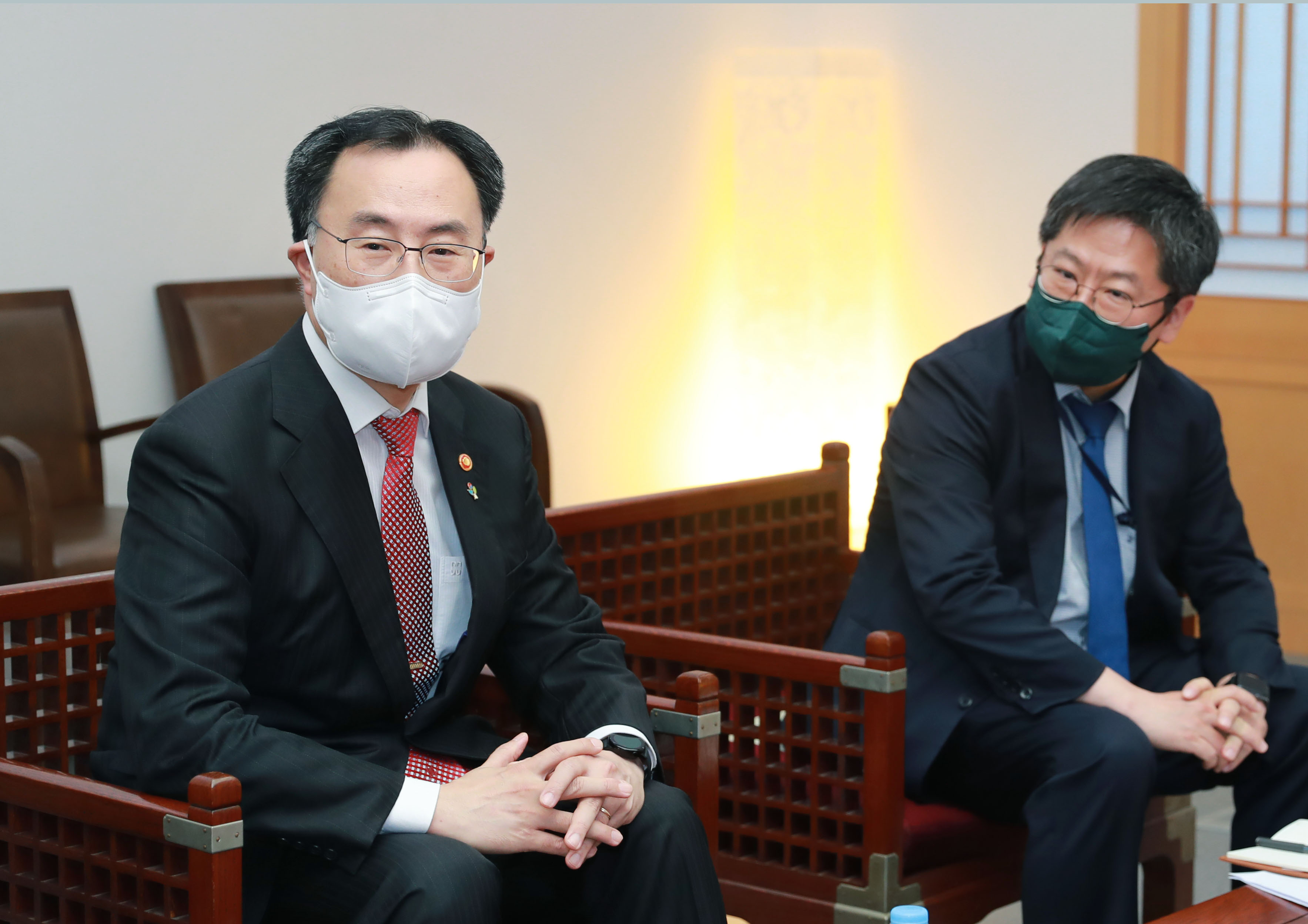 미국 상원의원단 면담 4