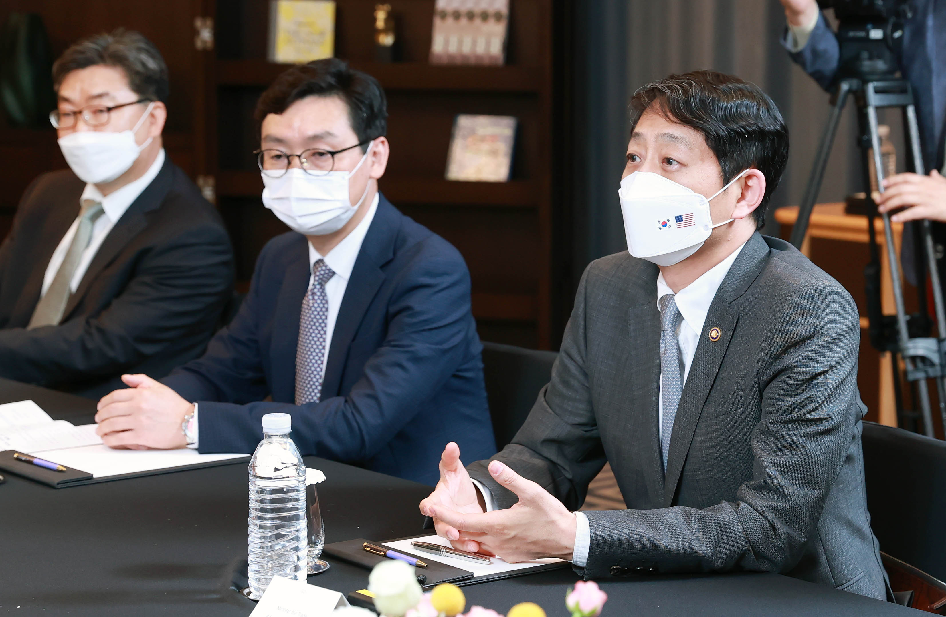 써모 피셔 싸이언티픽社 양해각서 체결식 4