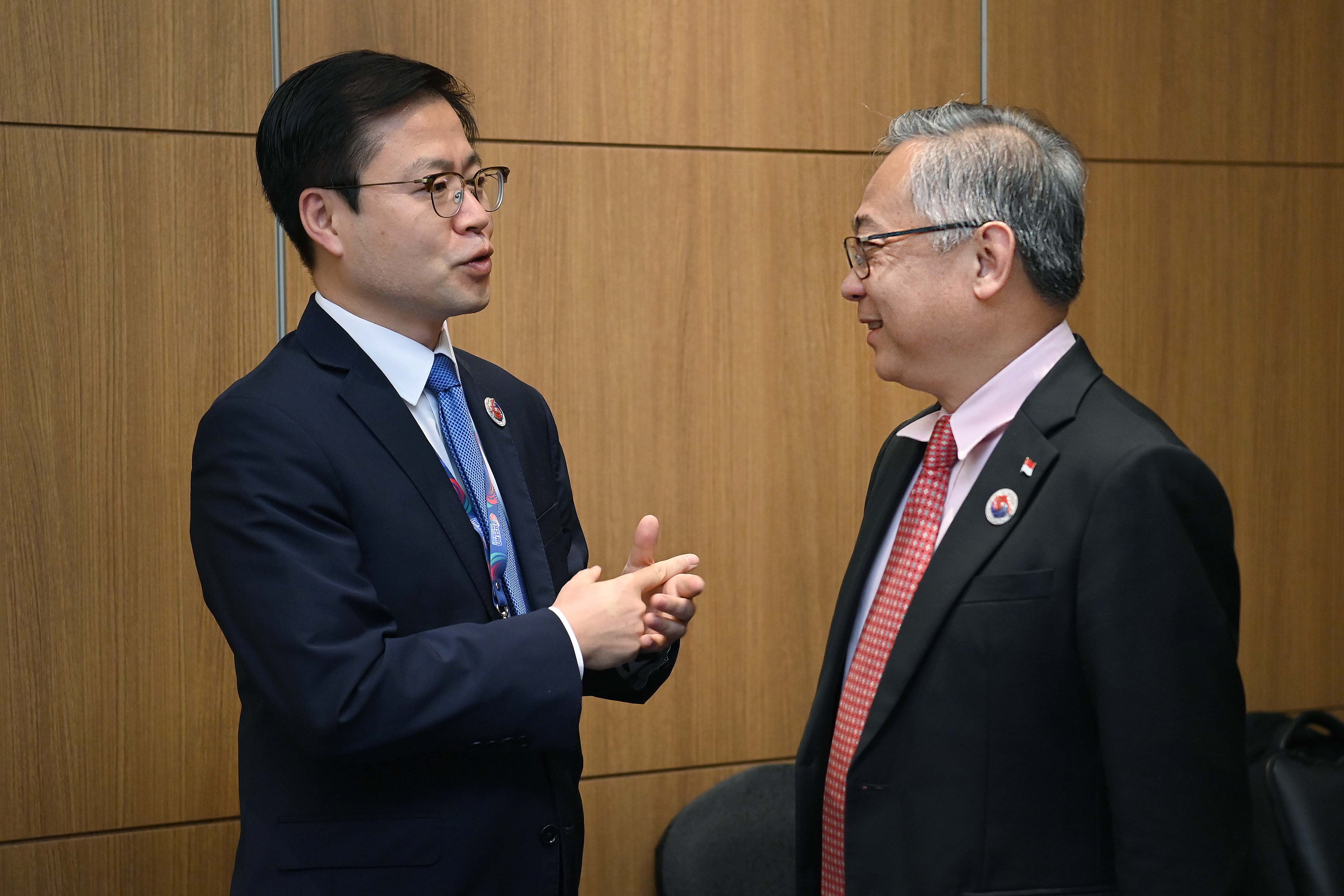싱가포르 부총리 겸 통상산업부 1장관 면담 2