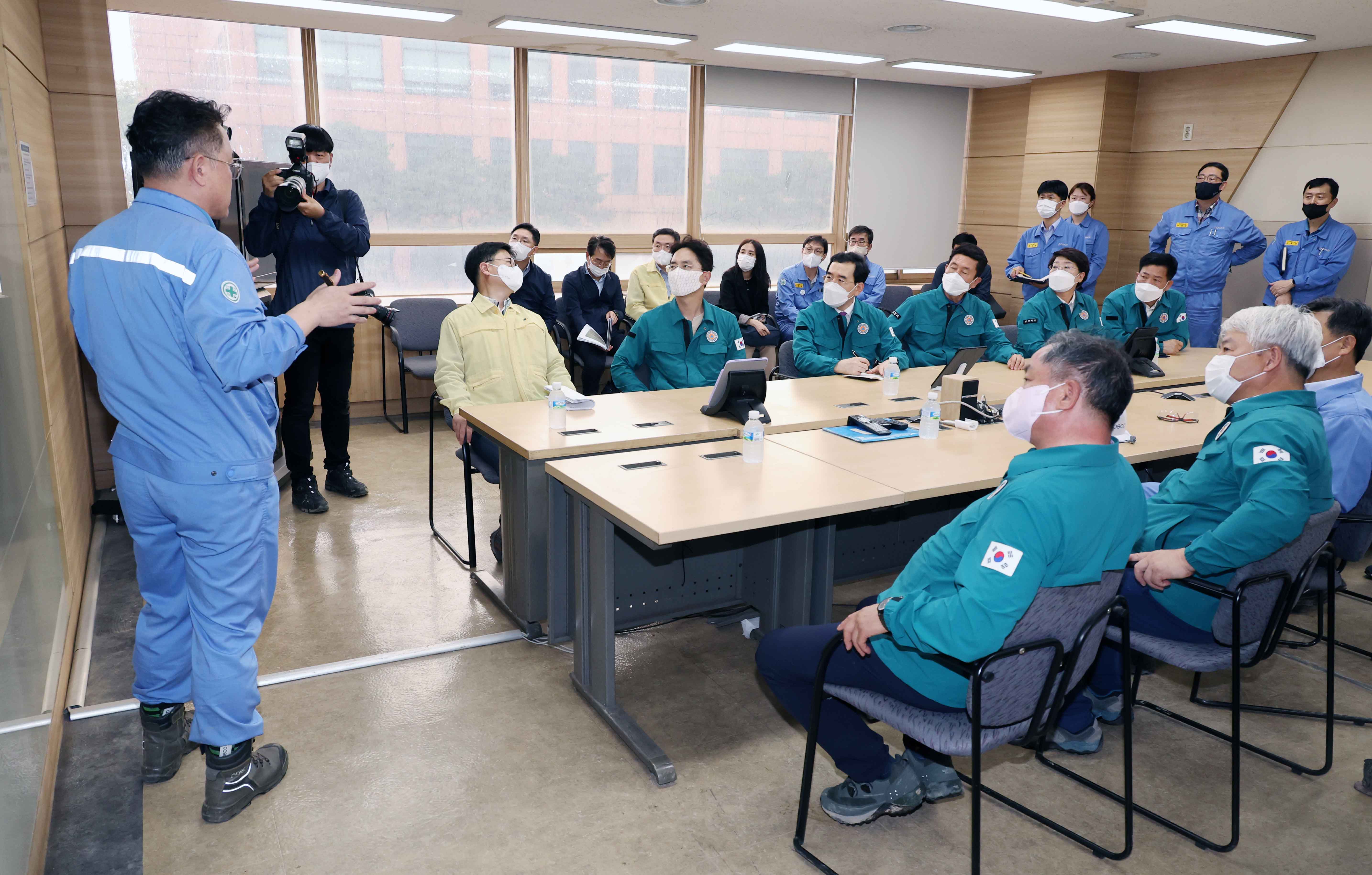 포스코 포항제철소 태풍피해 수해복구 현장 방문 6