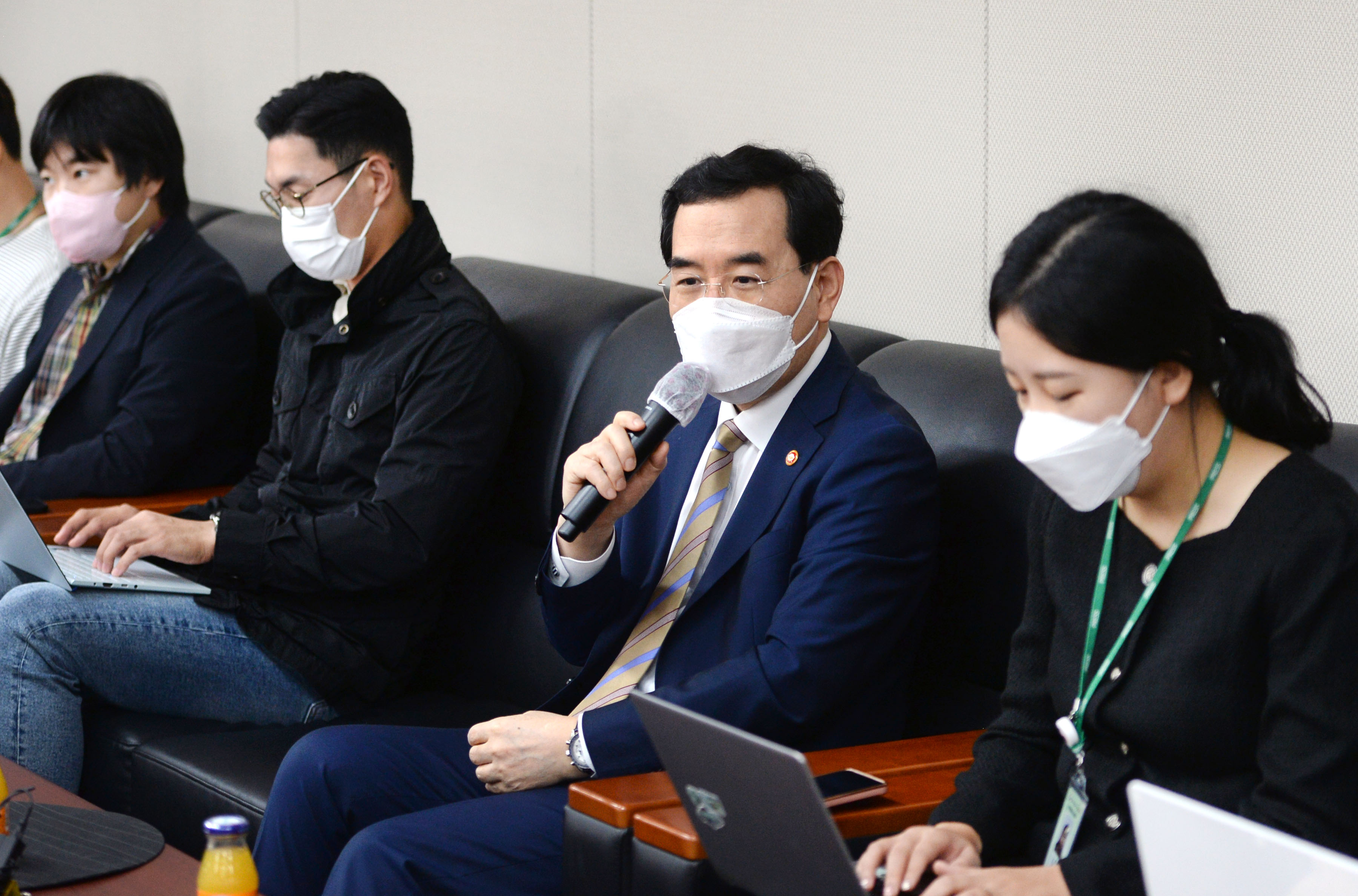 미국·캐나다 순방 관련 기자단 간담회 3