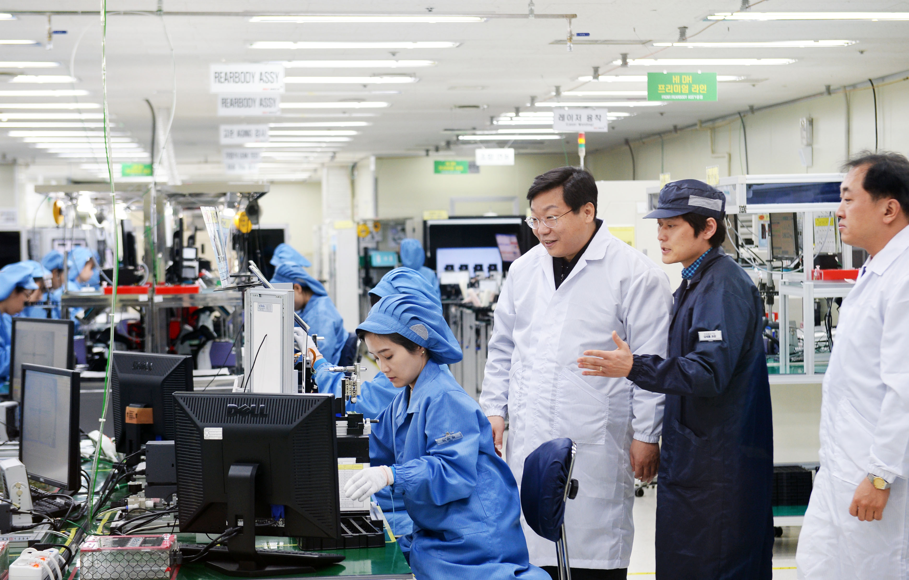 자동차융합부품 수출기업인 (주)엠씨넥스 현장방문 1
