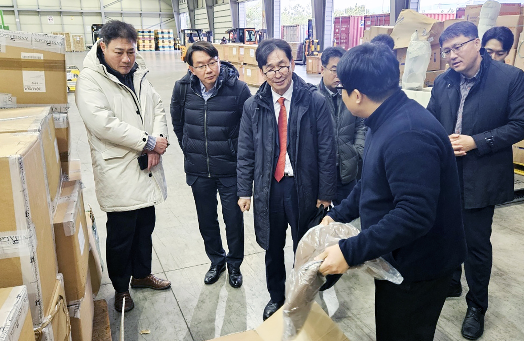 부산세관 신항청사 협업검사 현장 방문 3