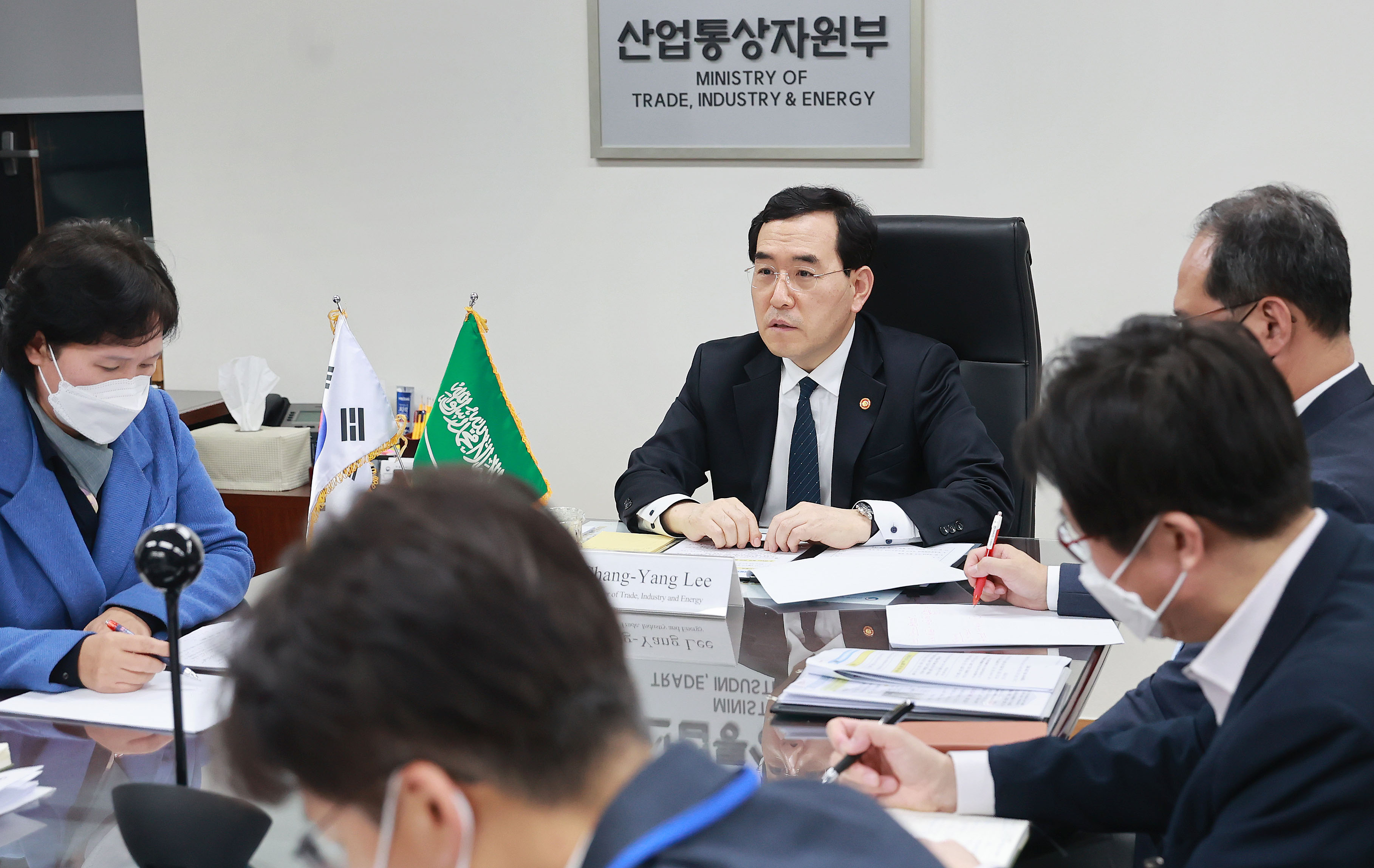 사우디 에너지부 장관 면담 4