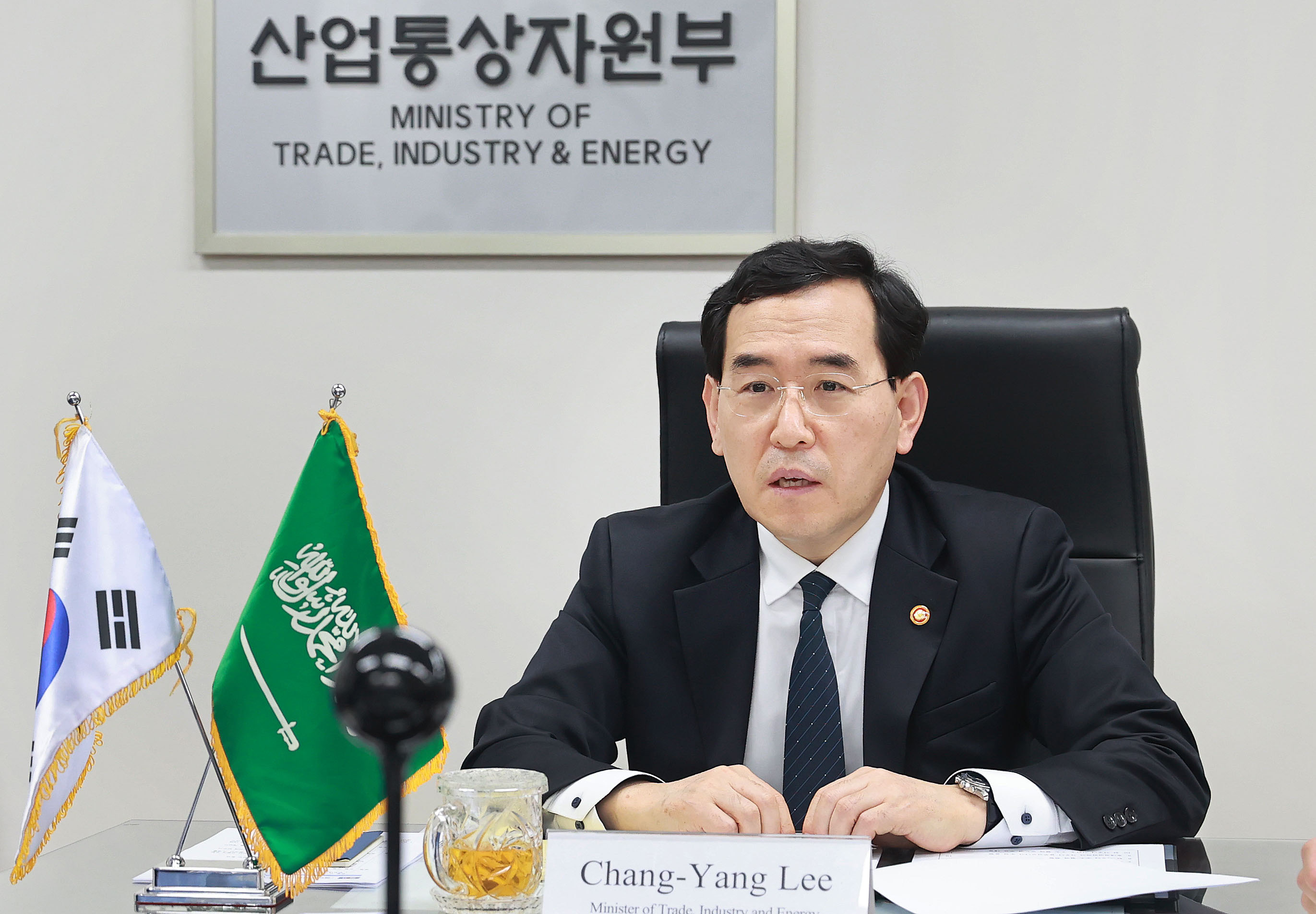 사우디 에너지부 장관 면담 3