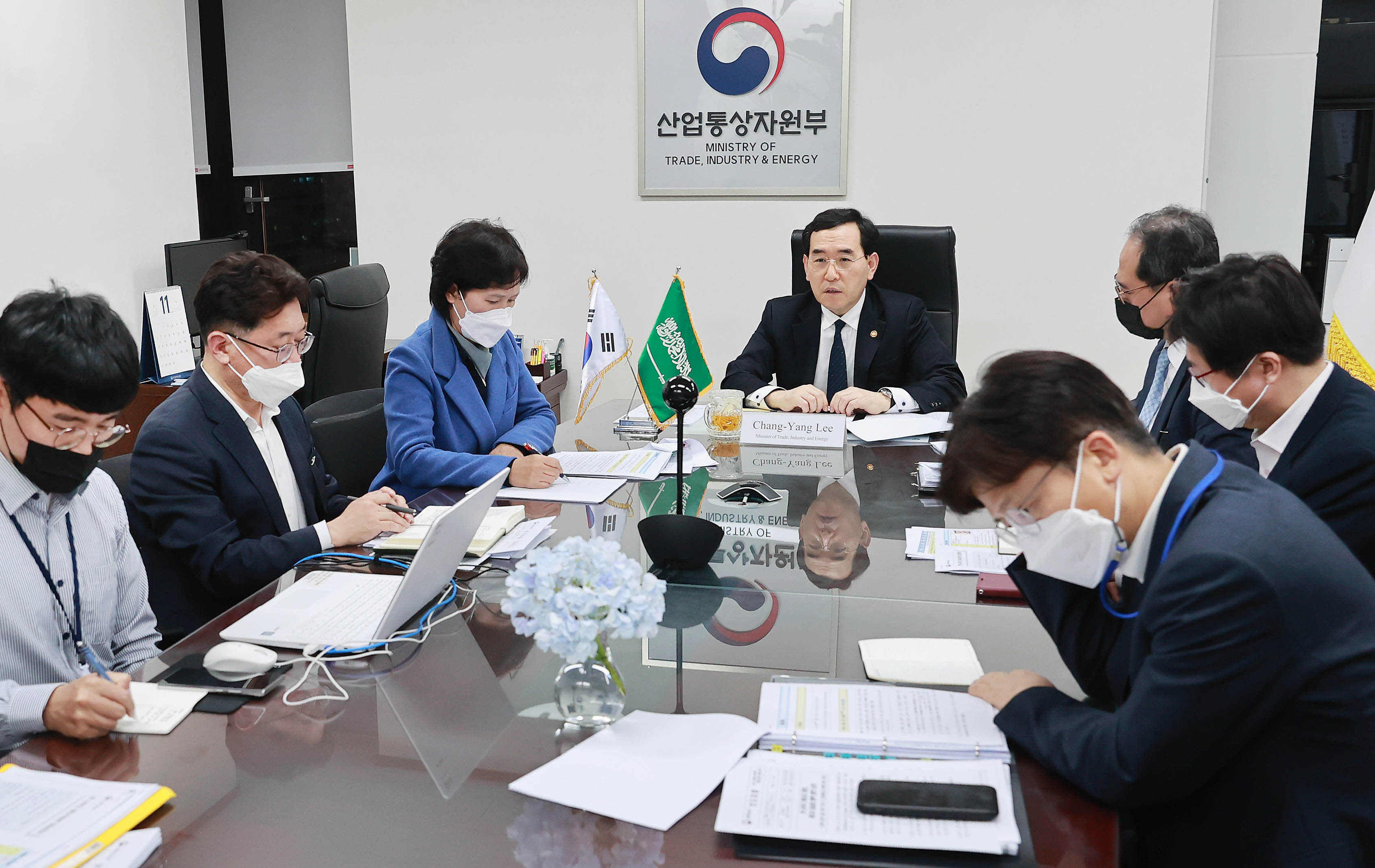 사우디 에너지부 장관 면담 2