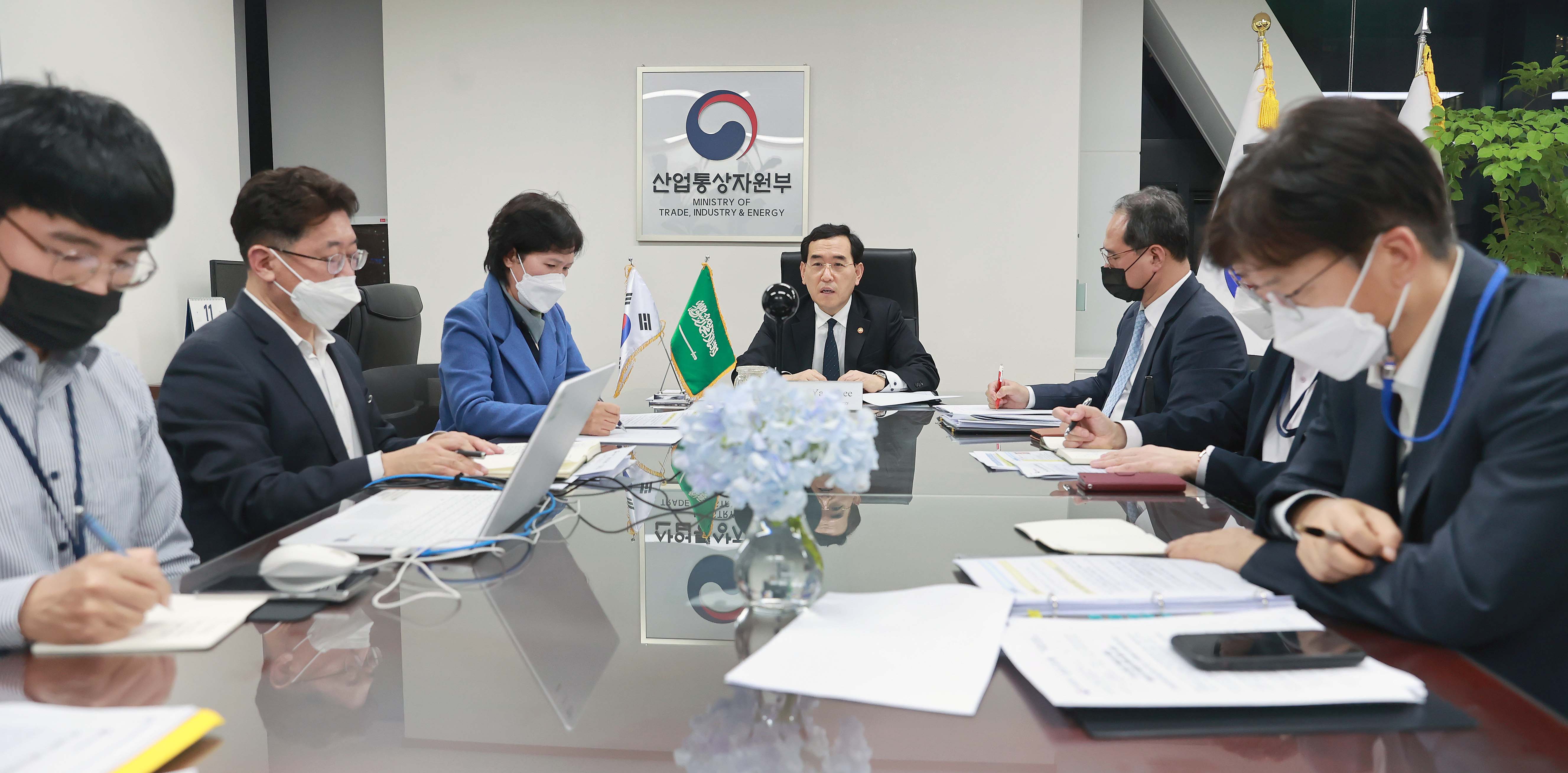 사우디 에너지부 장관 면담 5