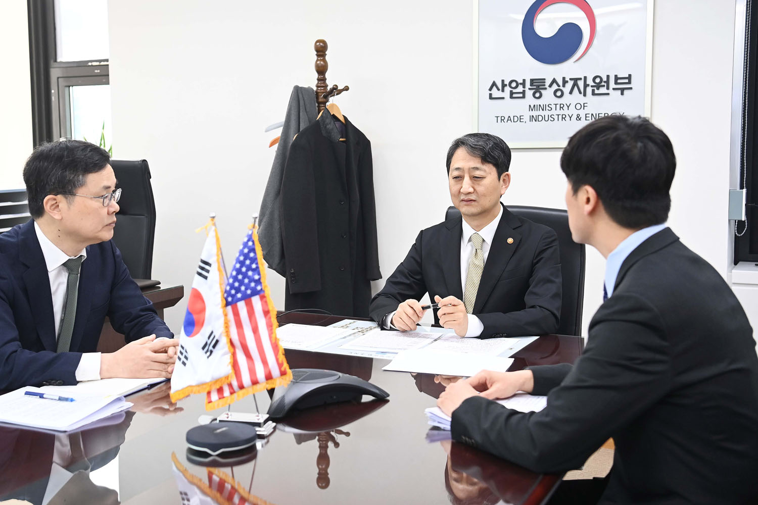 미국 상무부 장관 유선면담 1