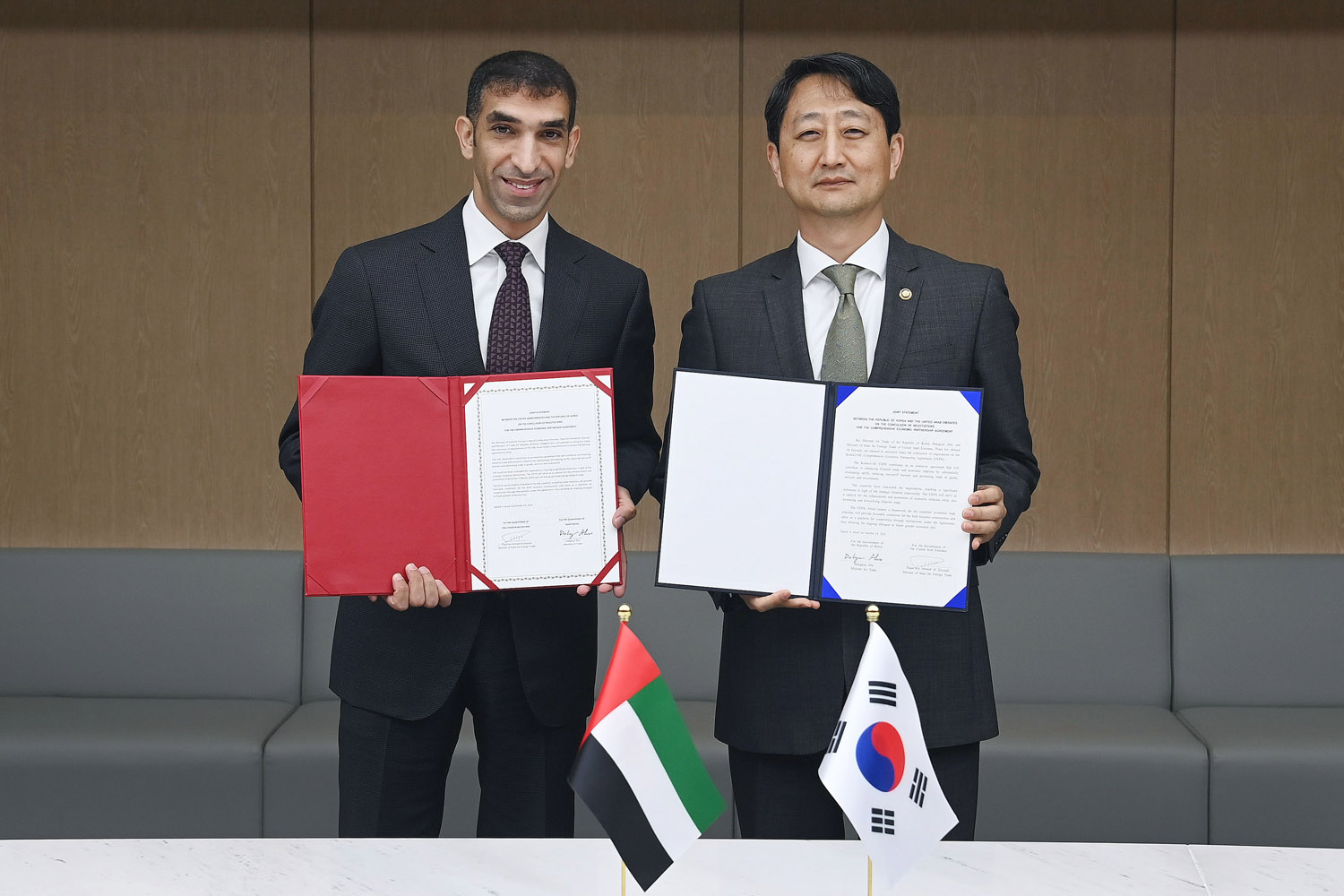 한-UAE 포괄적경제동반자협정(CEPA) 협상 타결 서명식 1