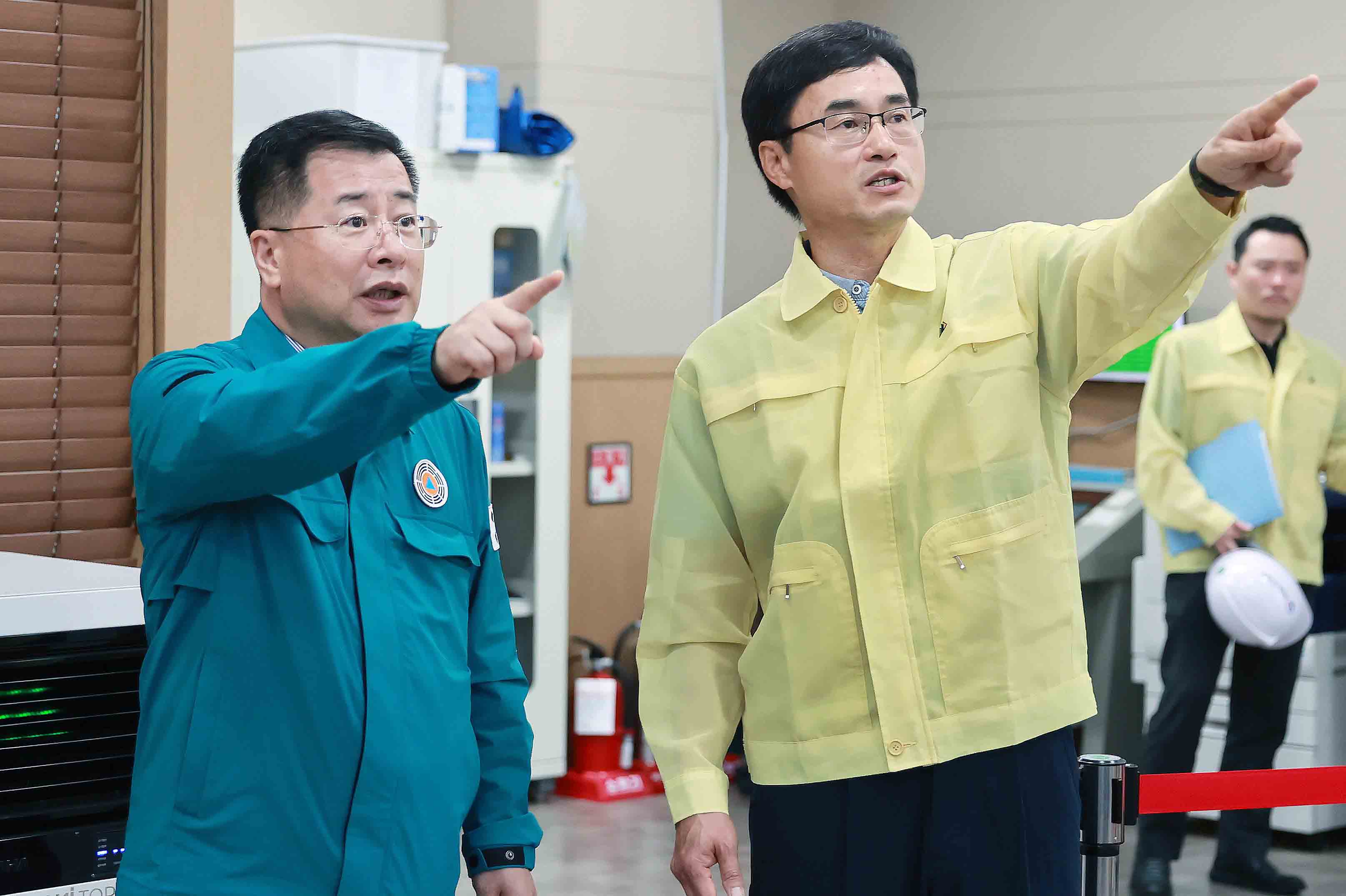 발전소 태풍 대응상황 긴급 점검 4