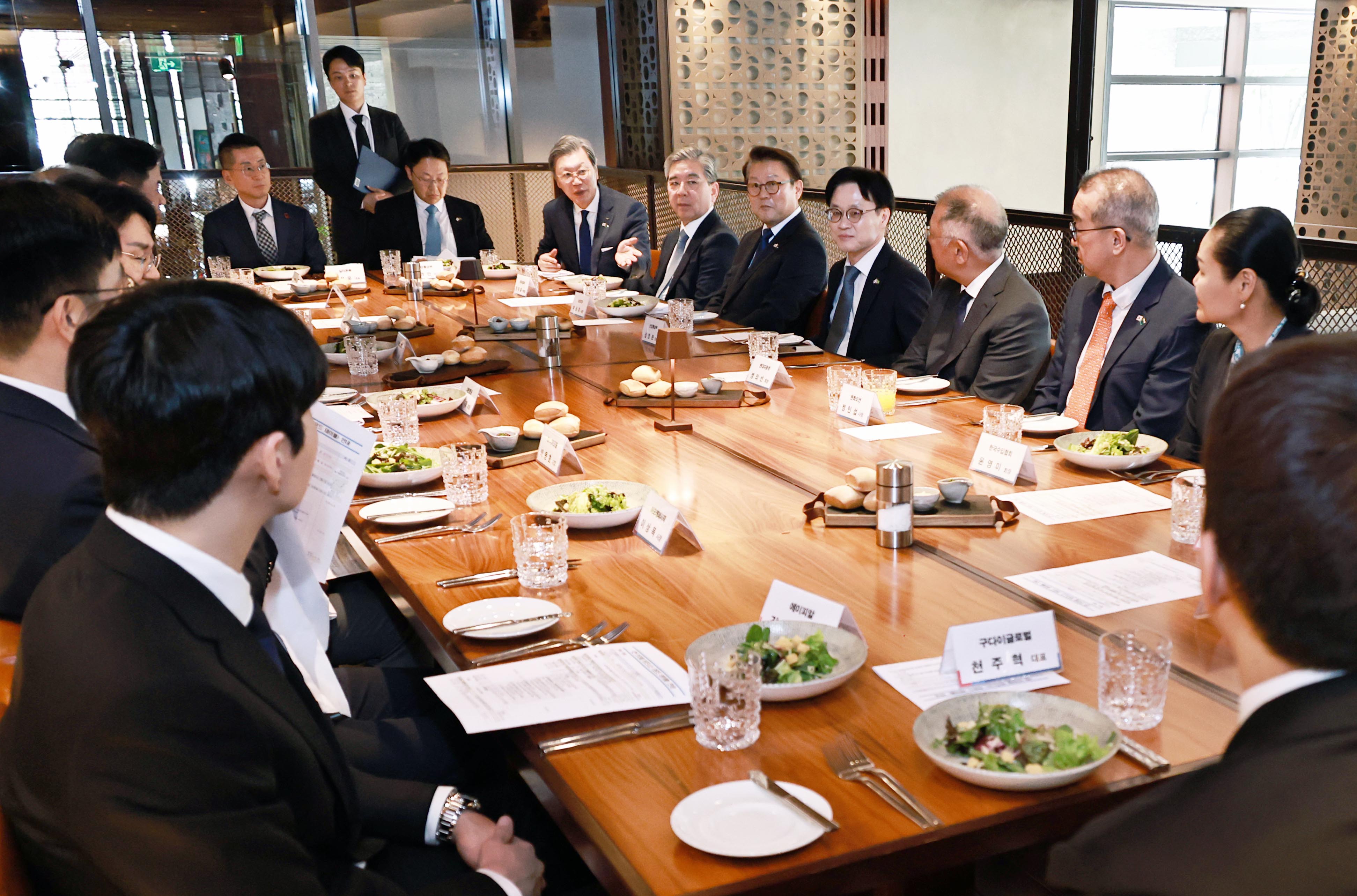 한-브라질 비즈니스라운드테이블(BRT) 참여기업 오찬 간담회 4